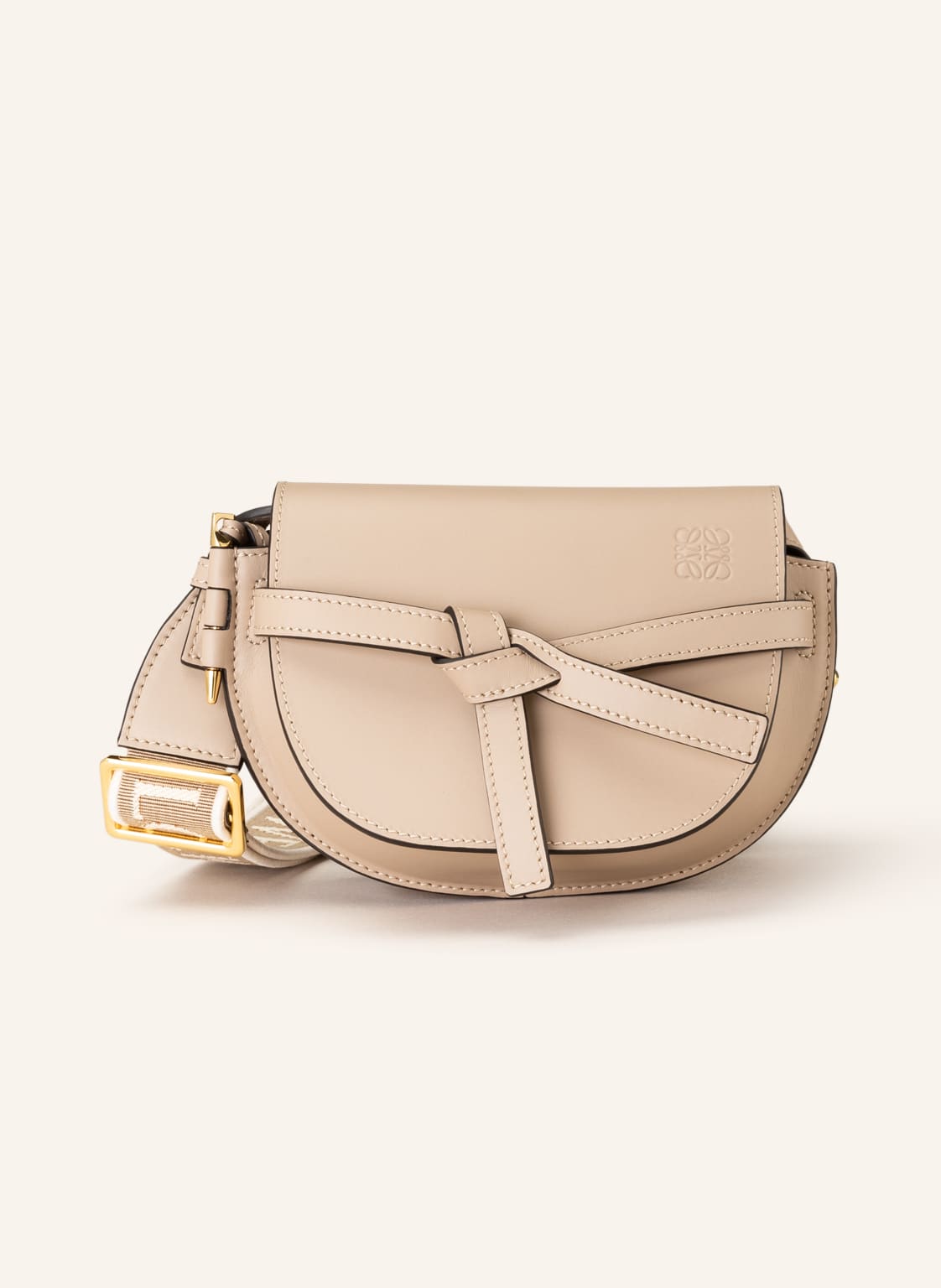 Loewe Umhängetasche Mini Gate Dual beige