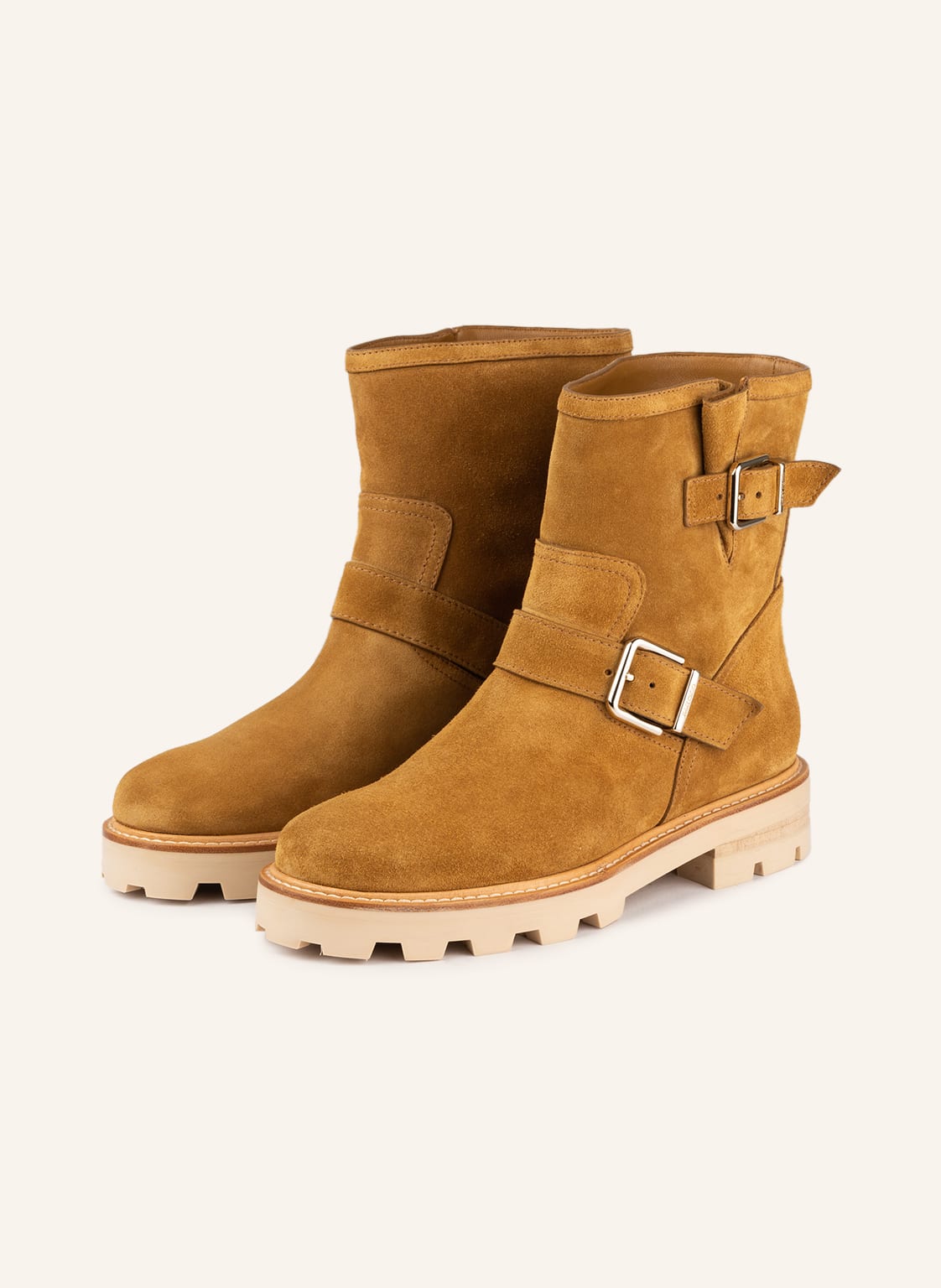 Image of Jimmy Choo Biker Boots Youth Ii beige