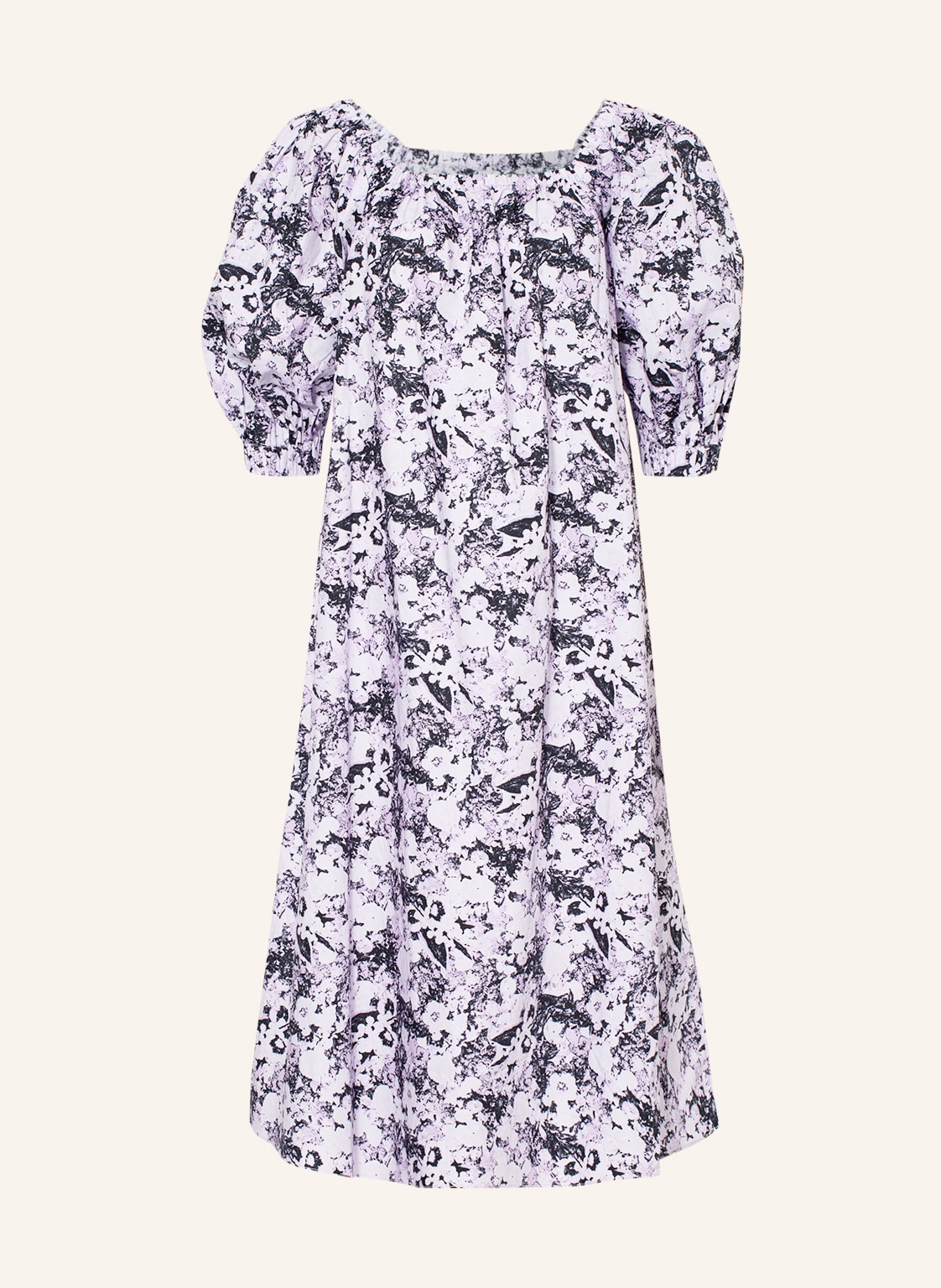 Image of Remain Birger Christensen Kleid Una Mit 3/4-Arm violett