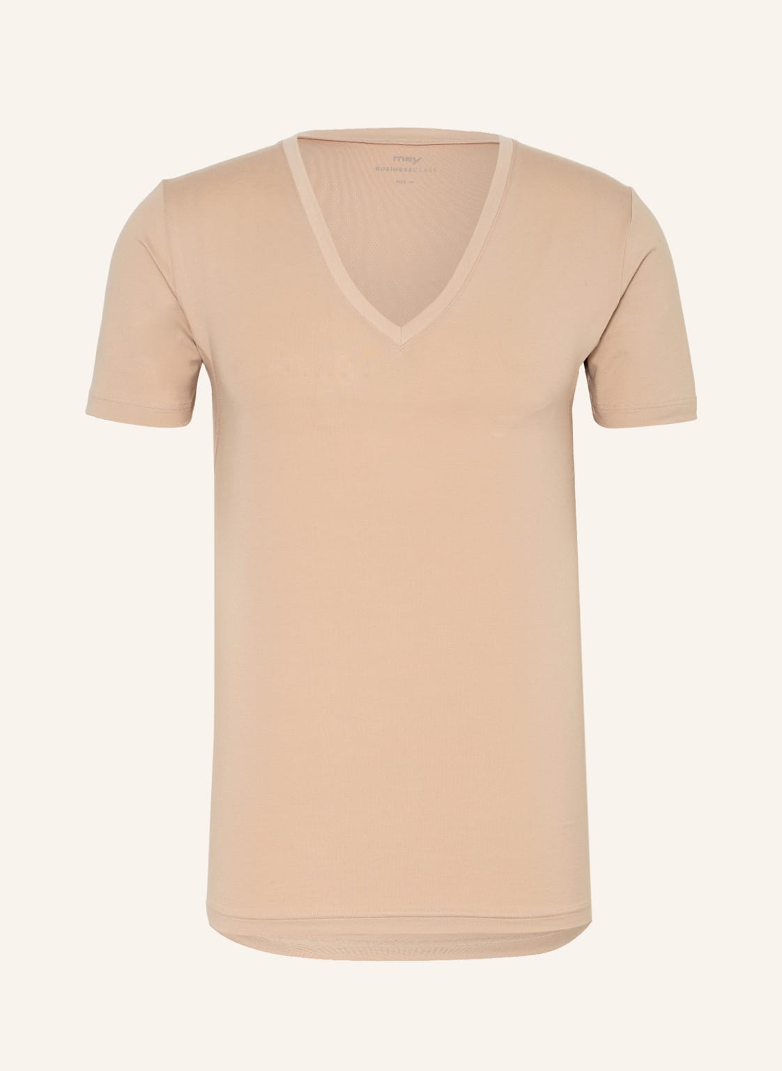 Image of Mey V-Shirt Serie Business Class beige