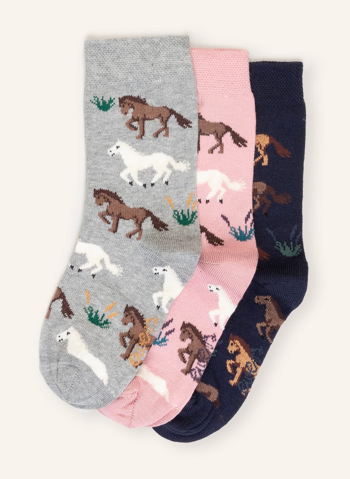 Image of Ewers Collection 3er-Pack Socken pink