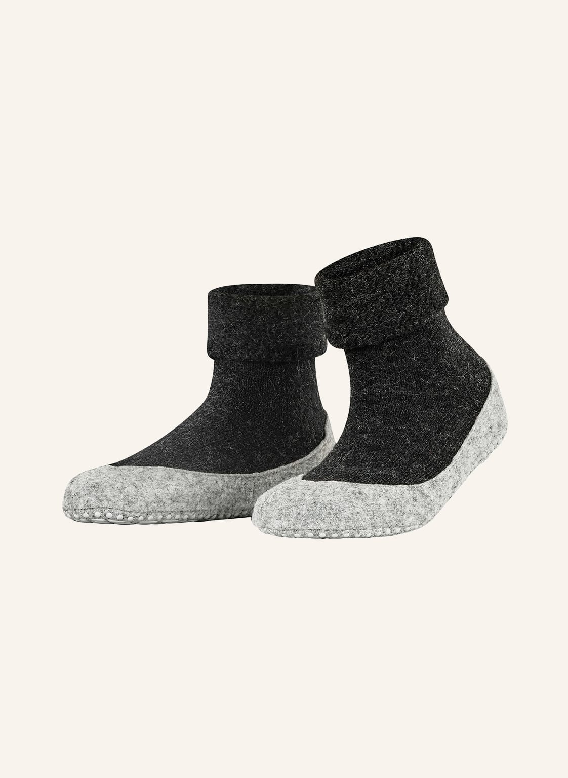 Falke Stoppersocken Cosyshoe Aus Merinowolle grau