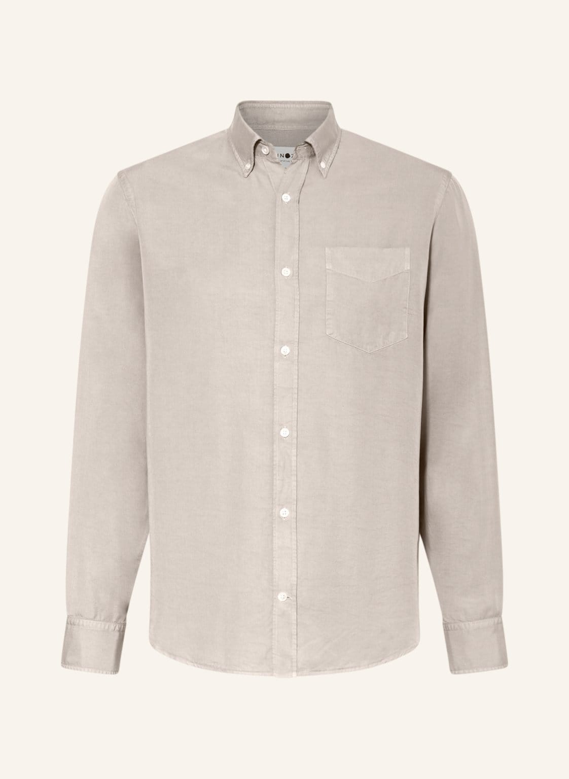 Image of nn07 Hemd Levon Slim Fit grau