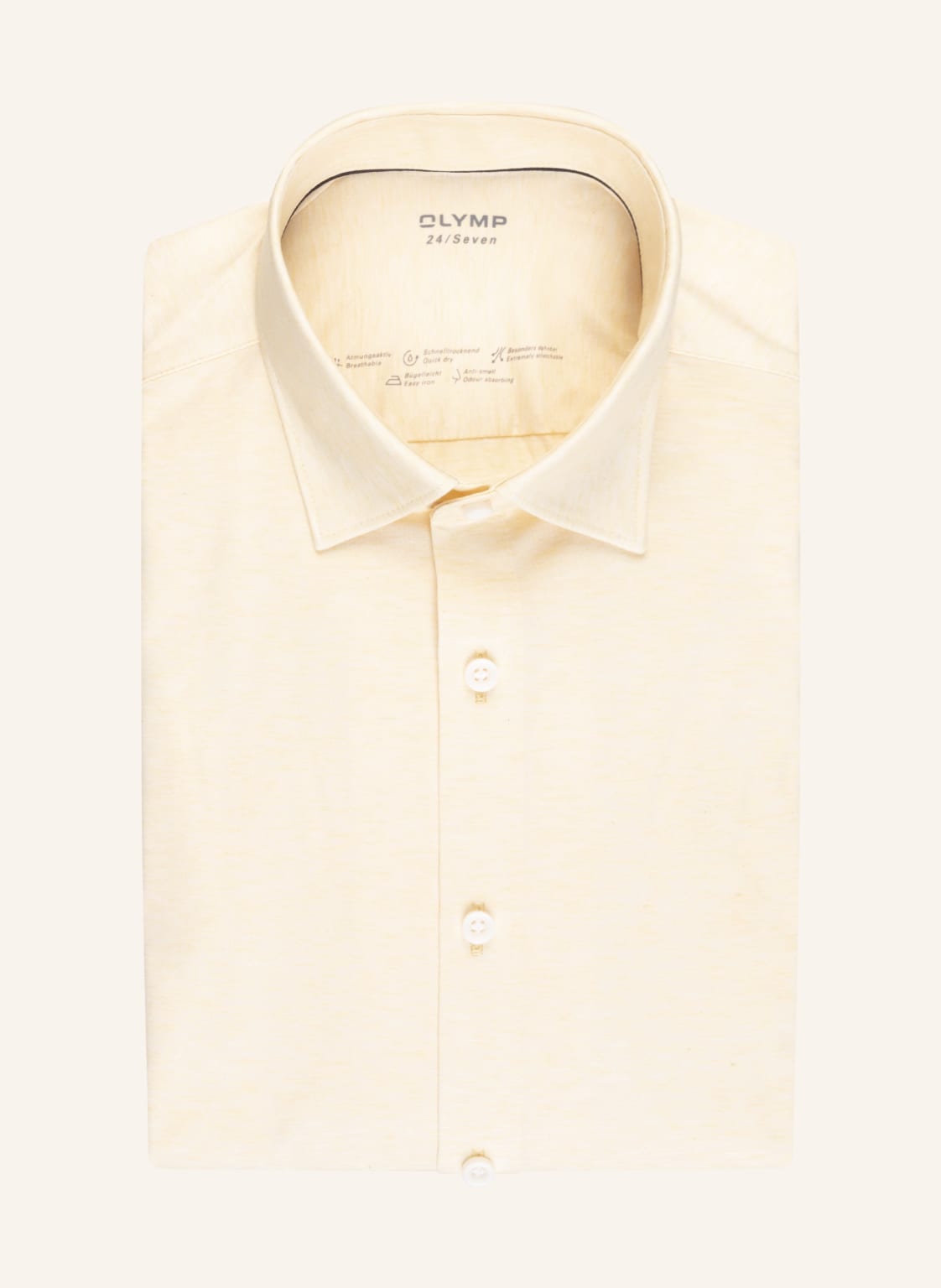 Image of Olymp Jerseyhemd No. Six 24/Seven Super Slim gelb