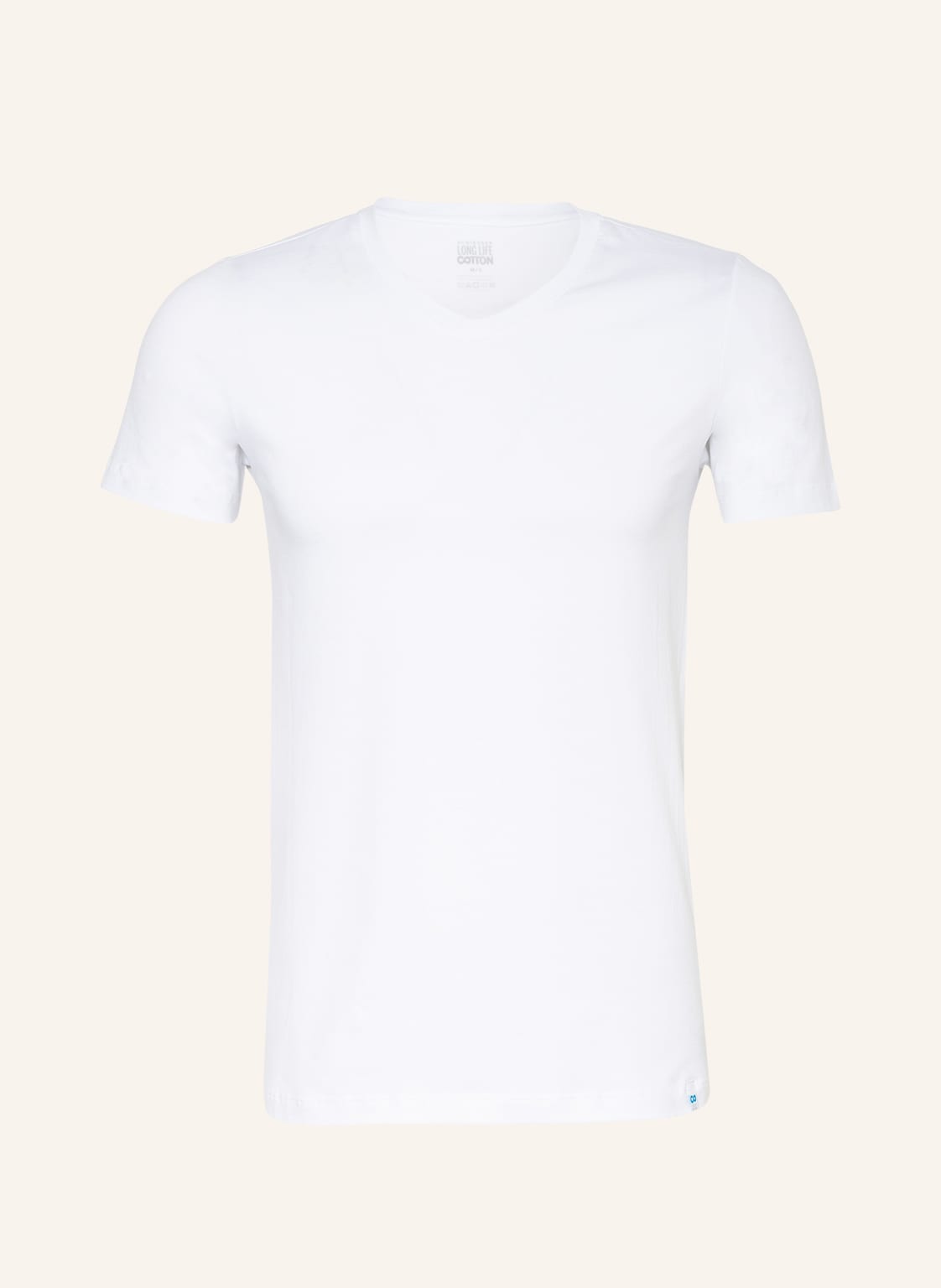 Image of Schiesser T-Shirt Long Life Cotton weiss