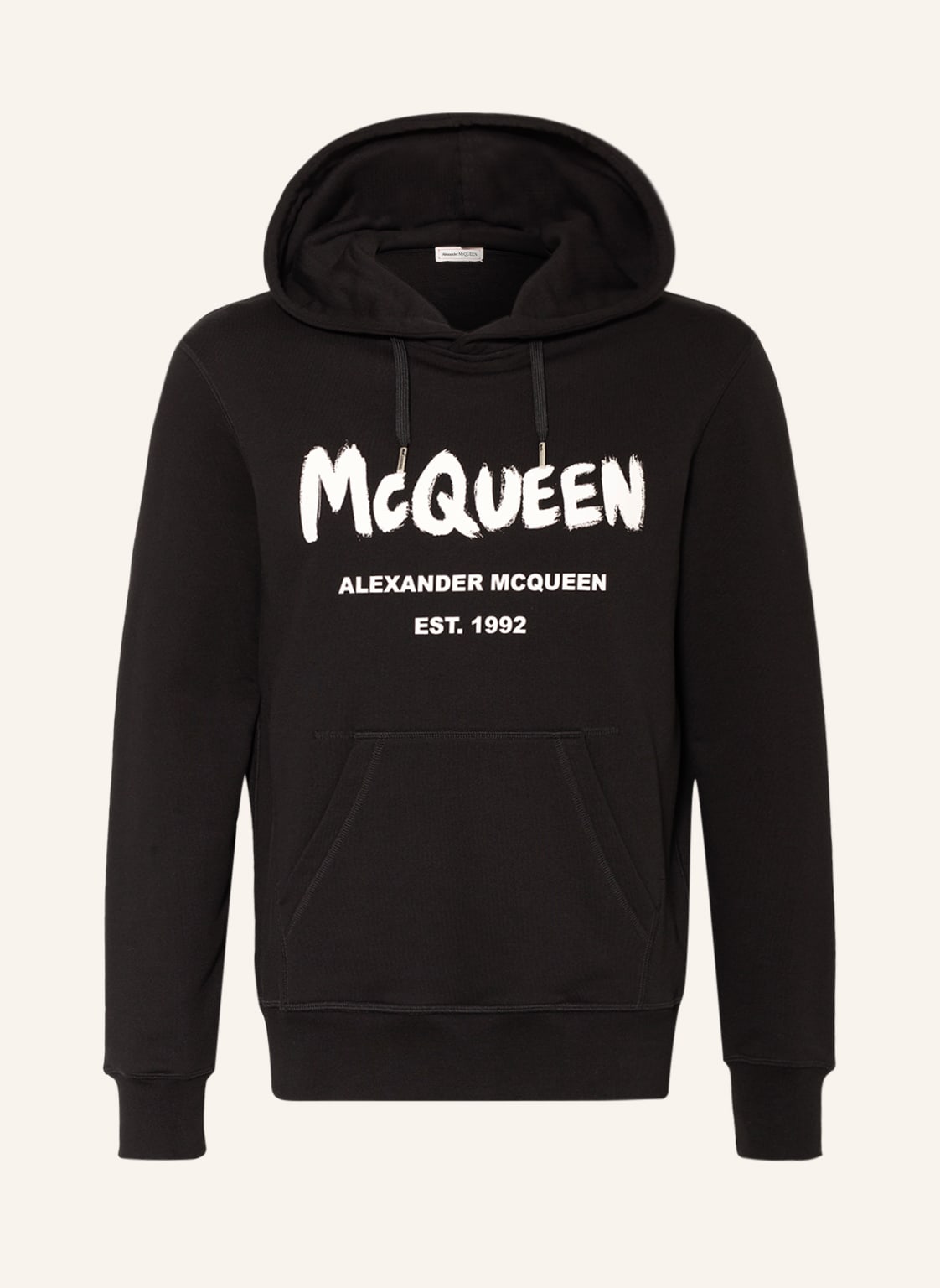 Image of Alexander Mcqueen Hoodie schwarz