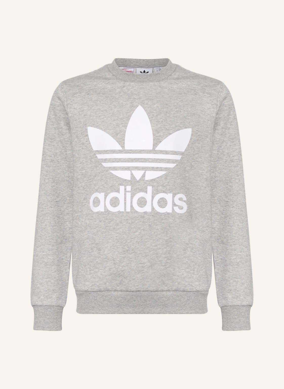 Image of Adidas Originals Sweatshirt Trefoil Crew grau