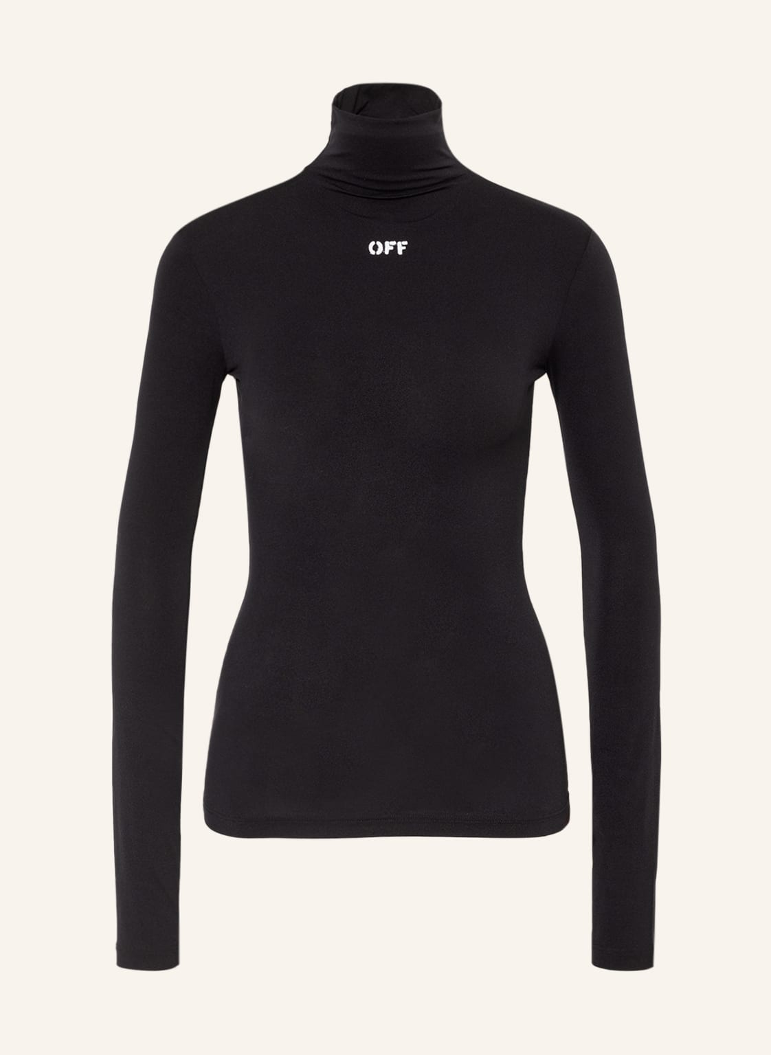 Image of Off-White Rollkragenshirt schwarz