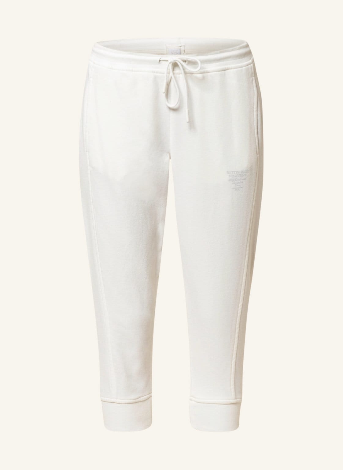 Image of Better Rich 7/8-Sweatpants Call weiss