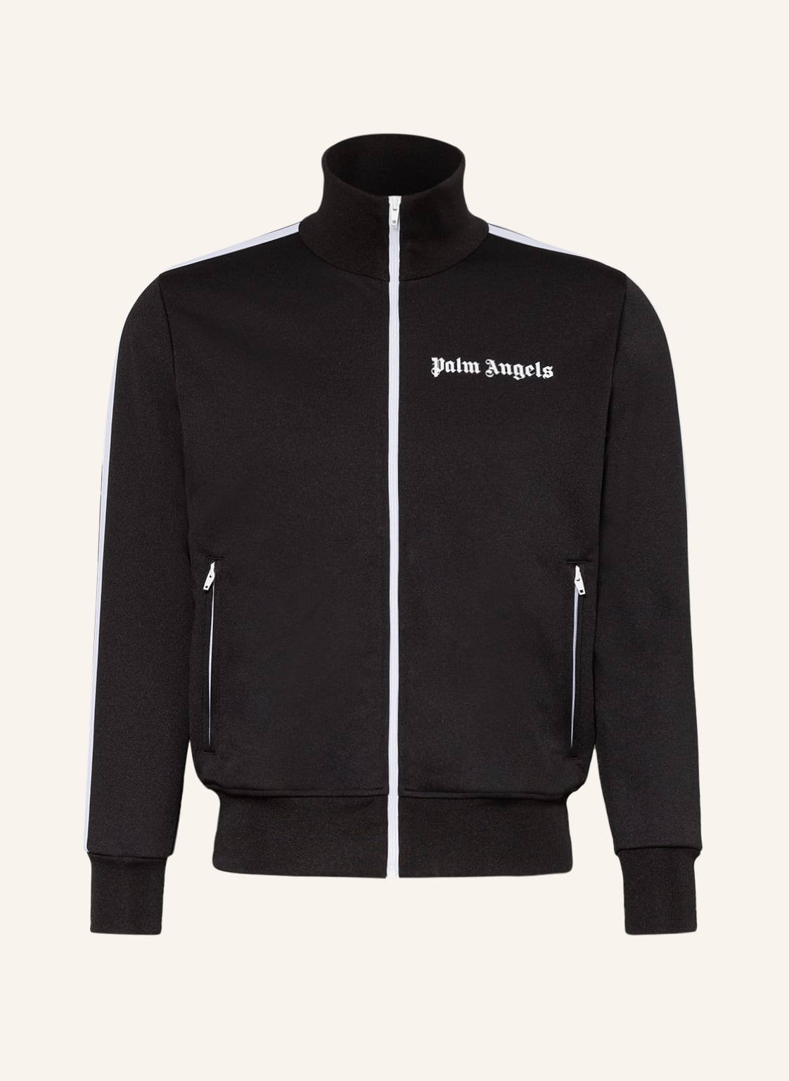 Image of Palm Angels Trainingsjacke Mit Galonstreifen schwarz