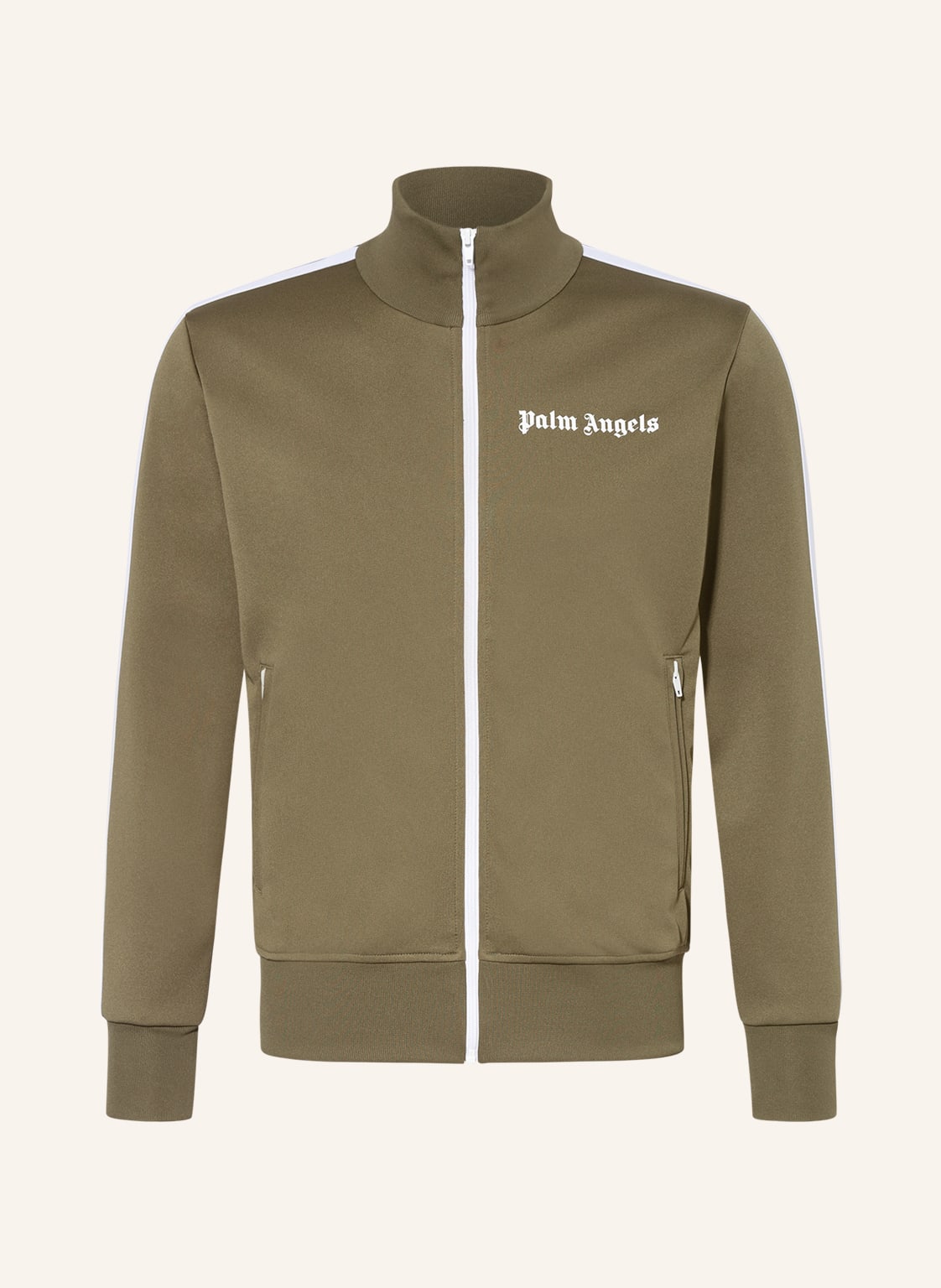 Image of Palm Angels Trainingsjacke Mit Galonstreifen gruen