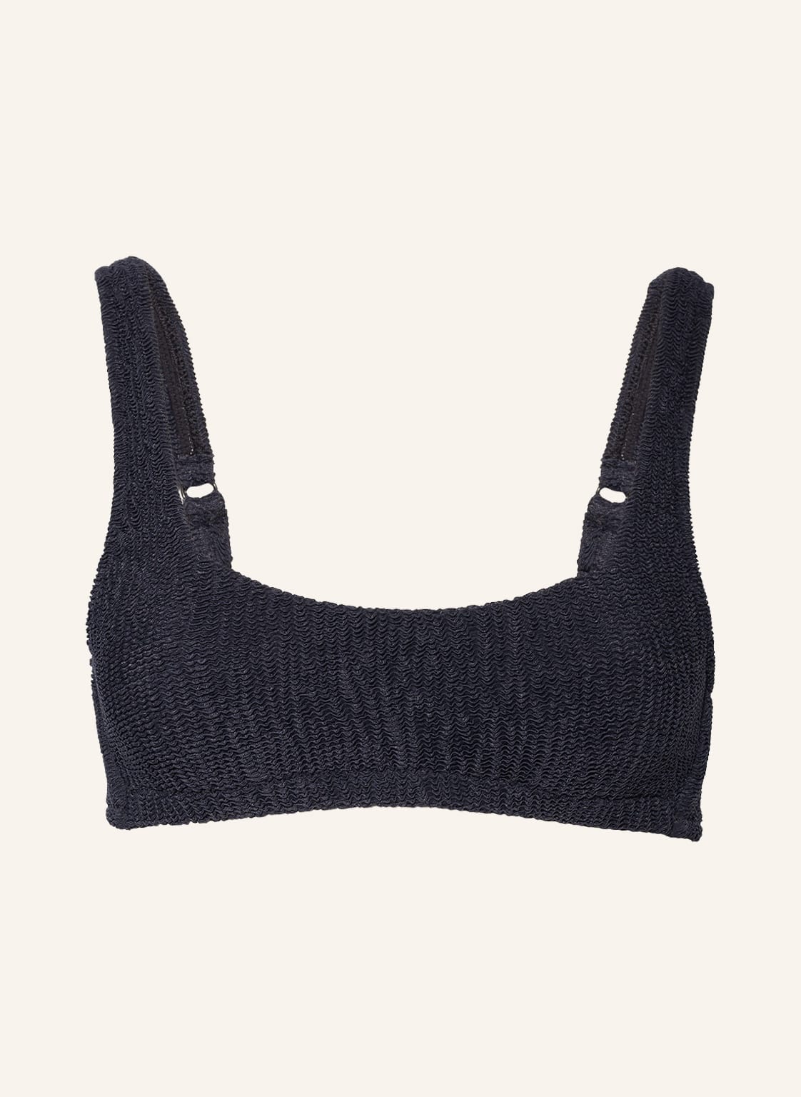 Image of Watercult Bustier-Bikini-Top Textured Basics schwarz