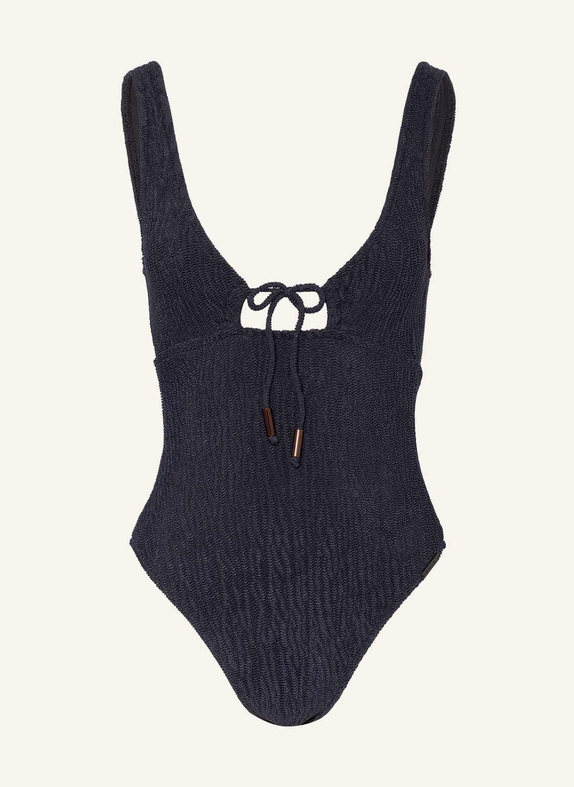 Image of Watercult Badeanzug Textured Basics schwarz