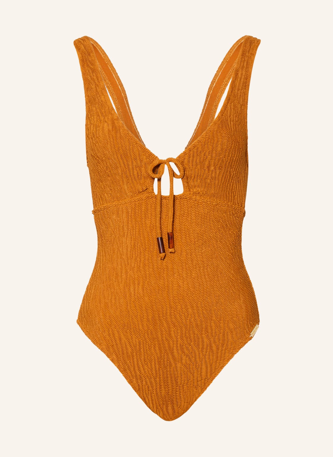 Image of Watercult Badeanzug Textured Basics braun