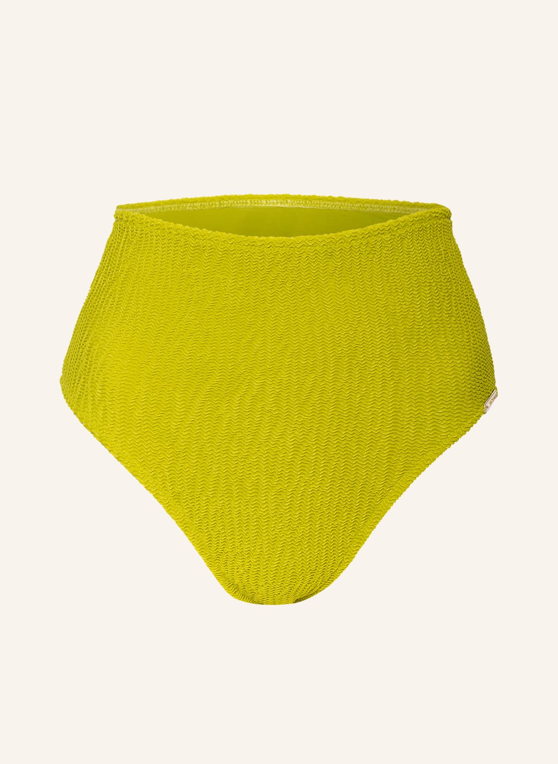 Image of Watercult High-Waist-Bikini-Hose Textured Basics gruen