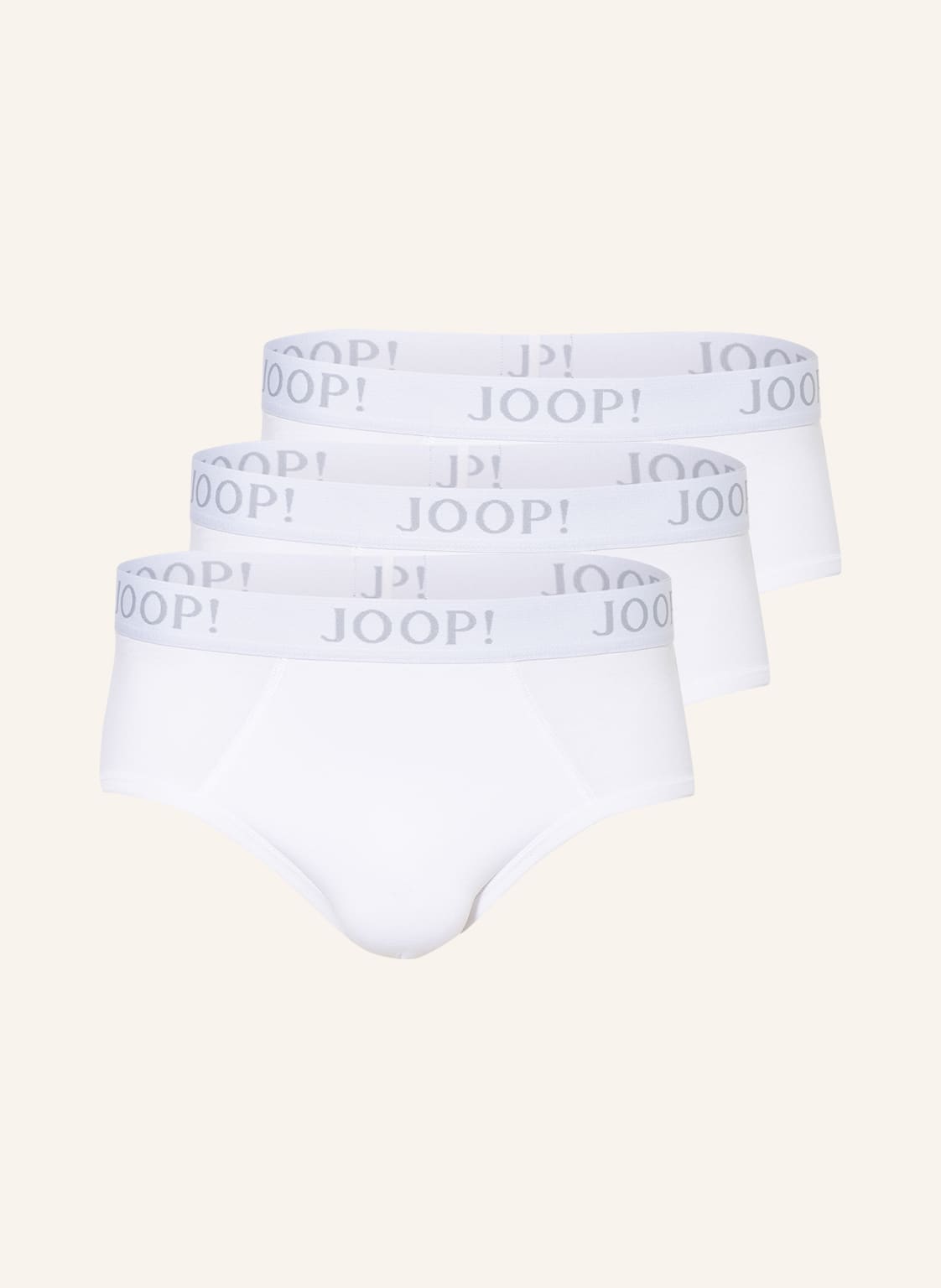 Image of Joop! 3er-Pack Slips weiss