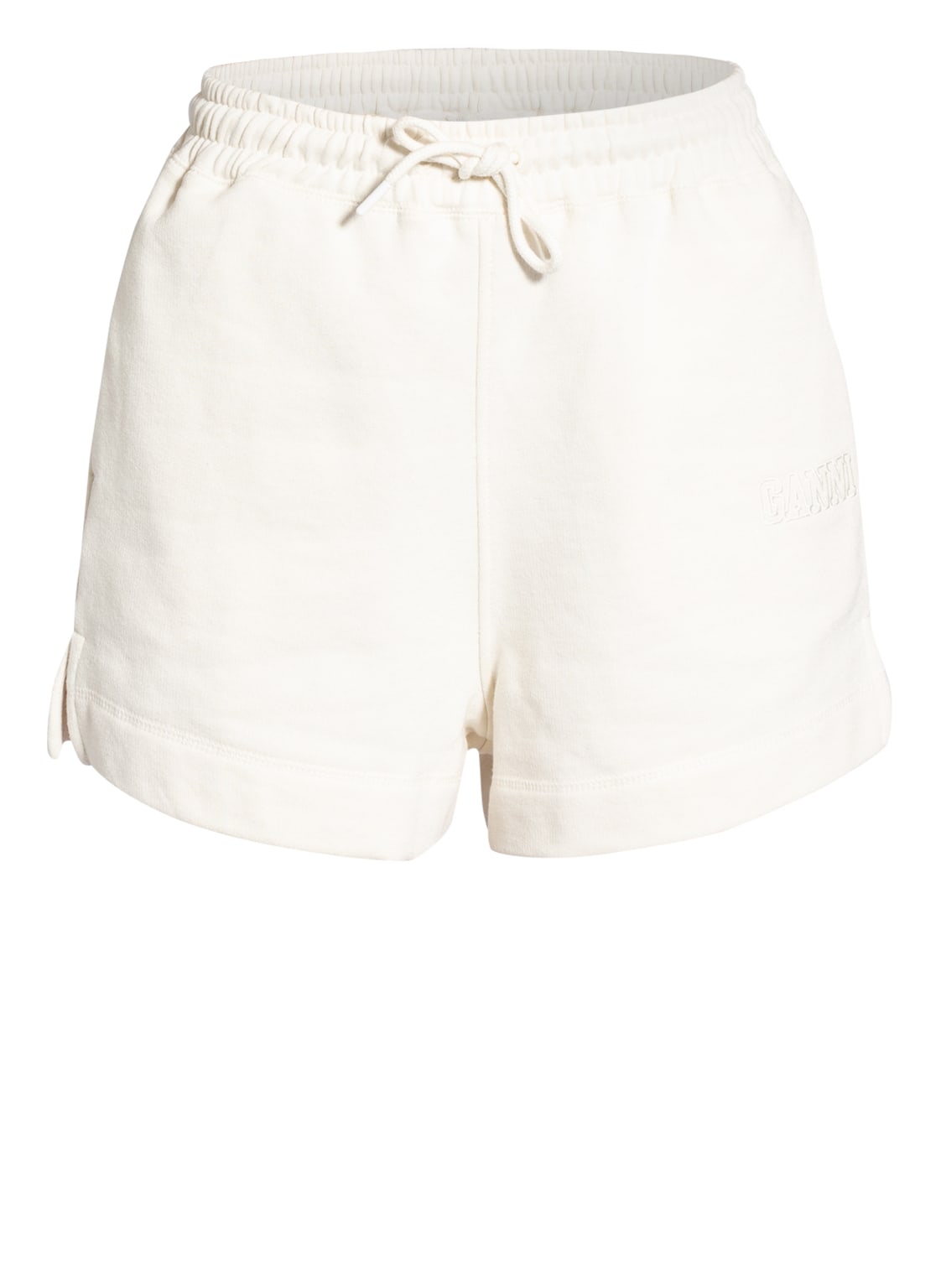 Image of Ganni Sweatshorts weiss