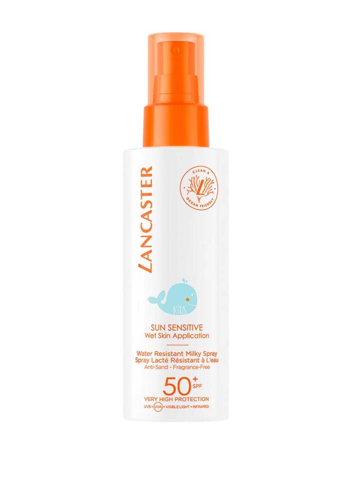 Image of Lancaster Clean Sun Sensitive Kids Milky Spray SPF 50 150 ml
