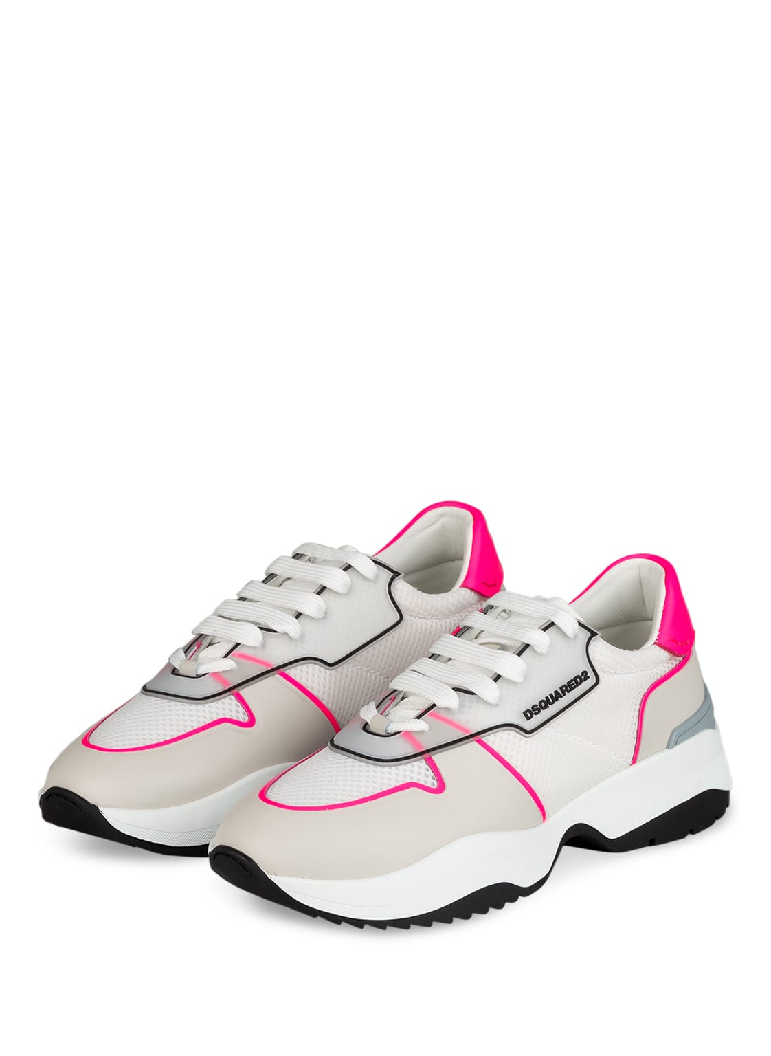 Image of dsquared2 Plateau-Sneaker weiss