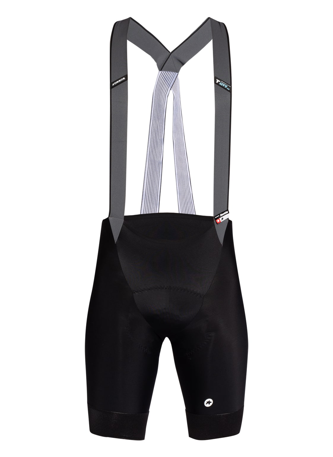 Image of Assos Radhose Mille c2 Gts Mit Gepolstertem Einsatz Und Trägern schwarz