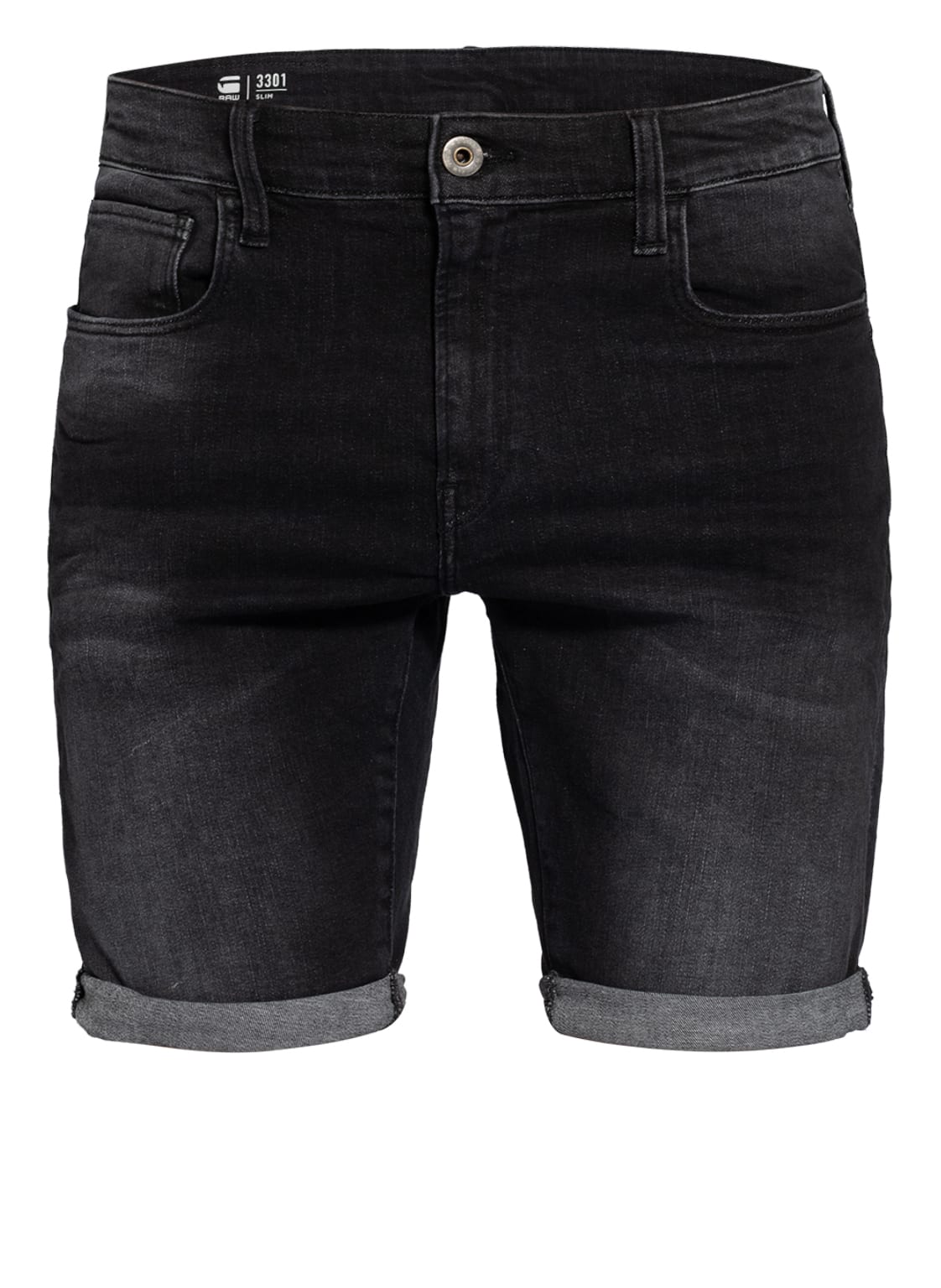 Image of G-Star Raw Jeans-Shorts 3301 Slim Fit blau