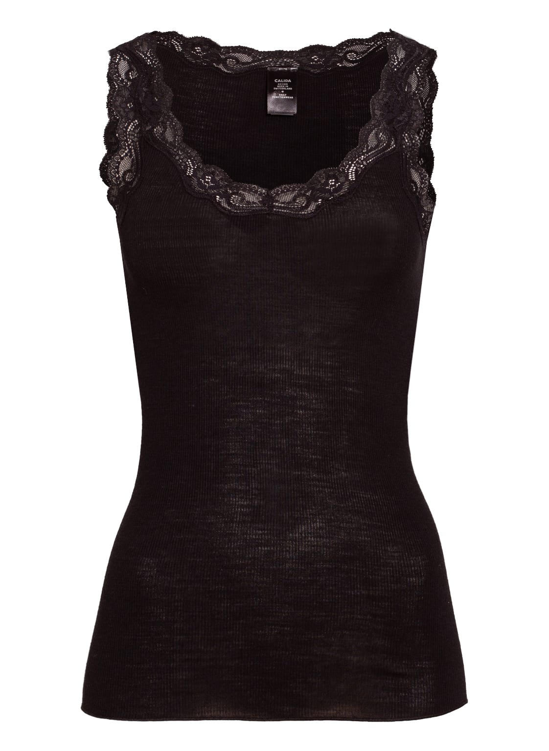 Image of Calida Top Richesse Lace Mit Seide schwarz