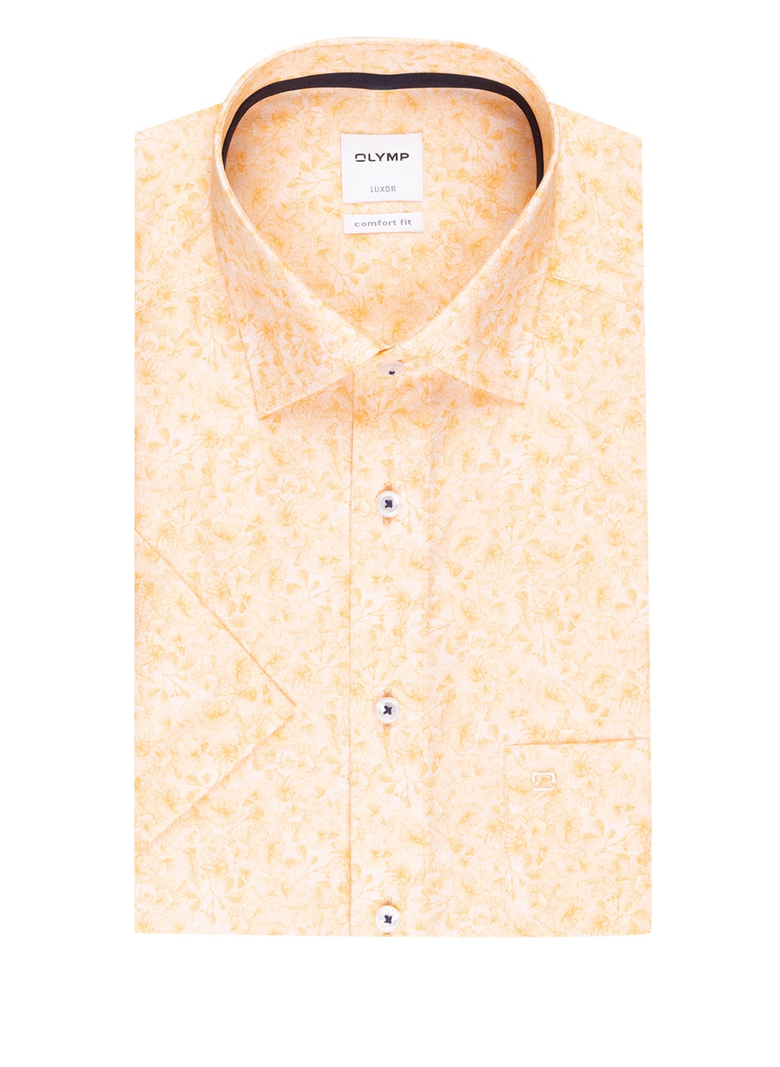Image of Olymp Kurzarm-Hemd Luxor Comfort Fit orange