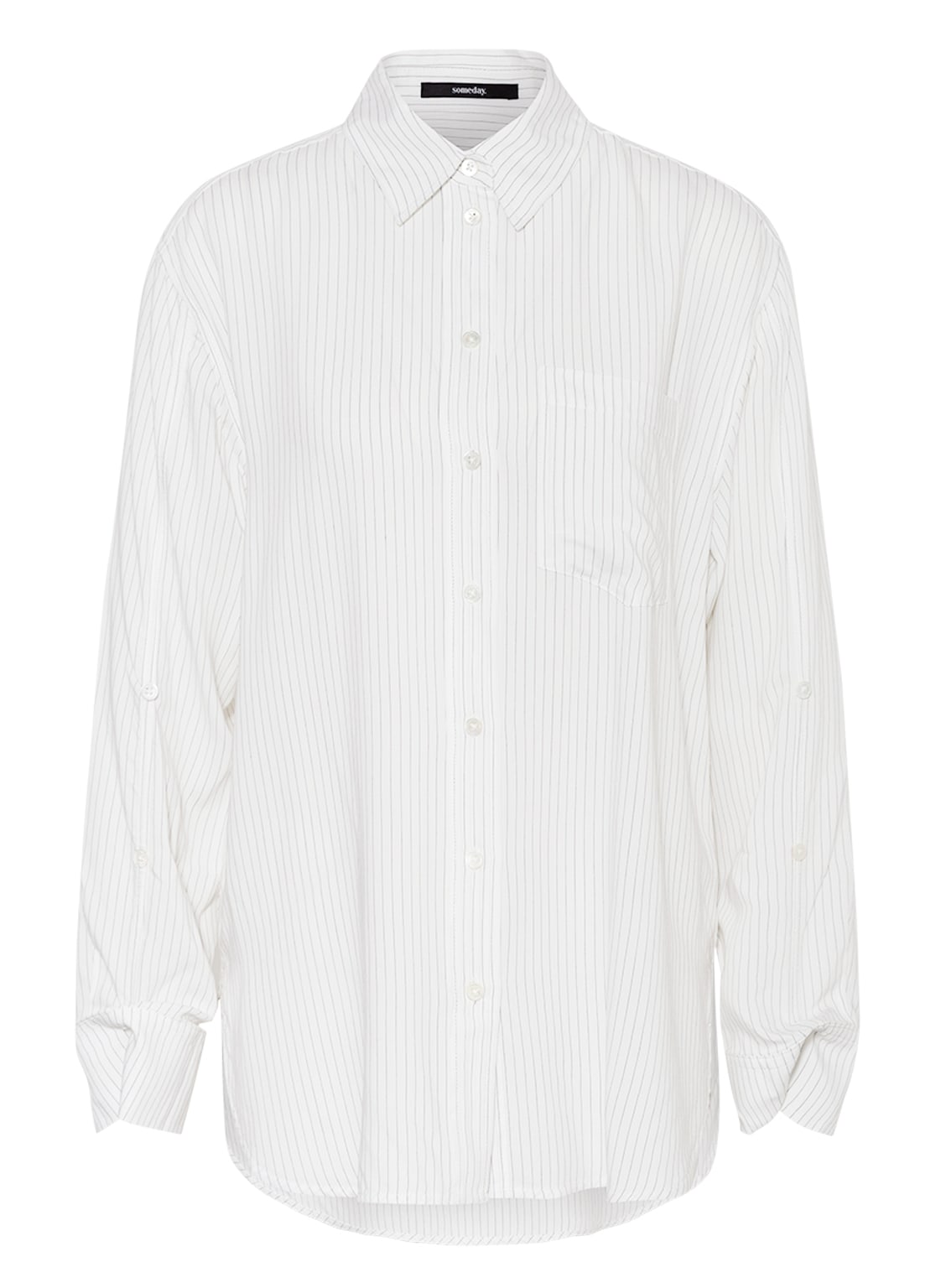 Image of Someday Hemdbluse Ztripy weiss