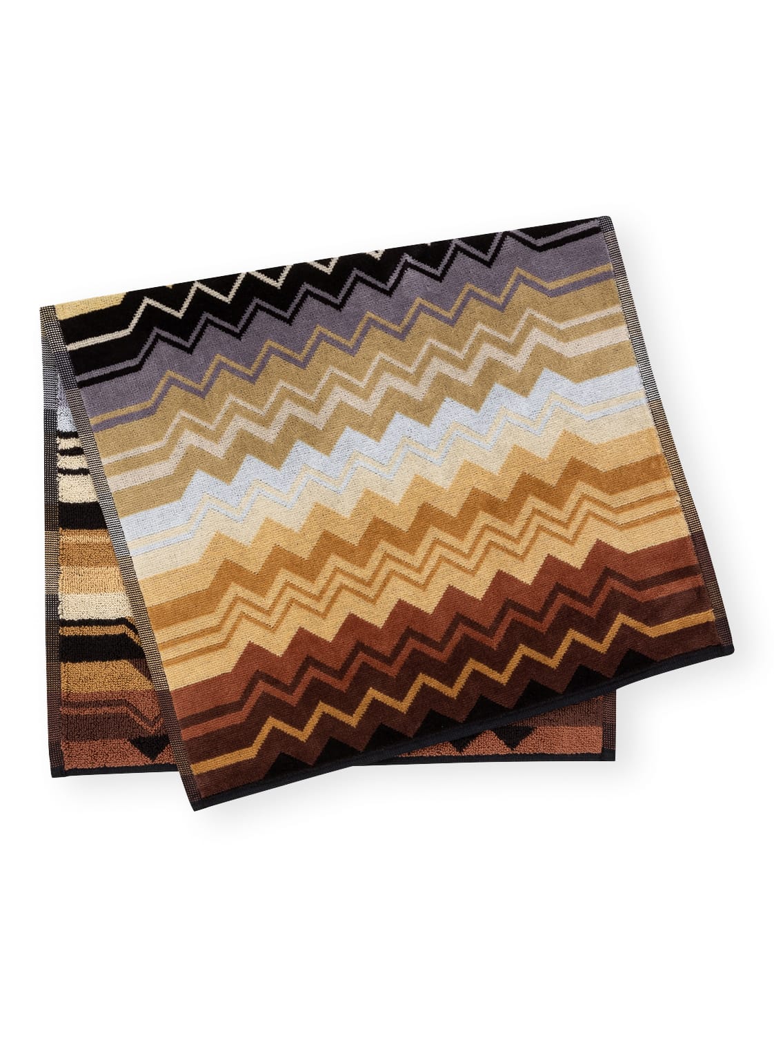 Image of Missoni Home Gästehandtuch Giacomo braun