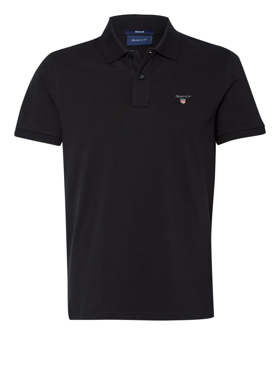 Image of Gant Piqué-Poloshirt Regular Fit schwarz