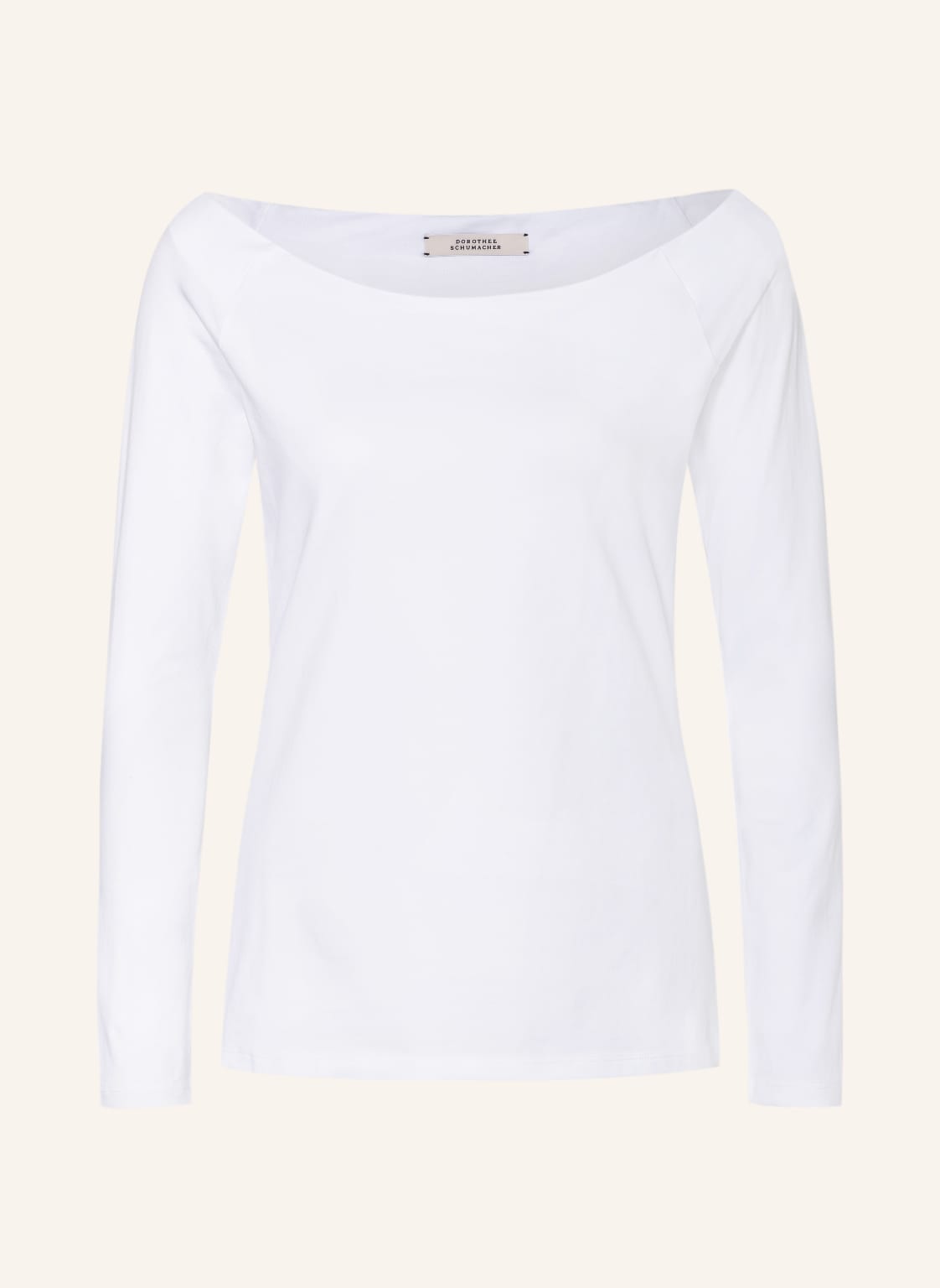 Image of Dorothee Schumacher Off-Shoulder-Shirt weiss