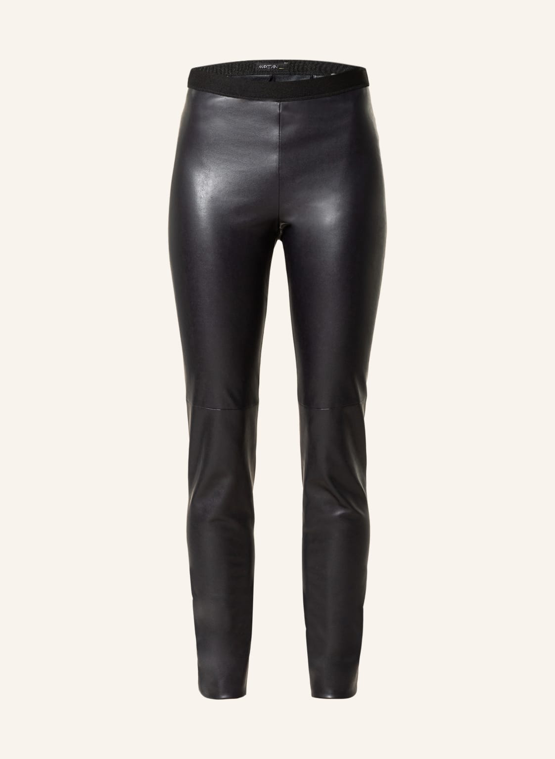 Image of Marc Cain Leggings In Lederoptik blau