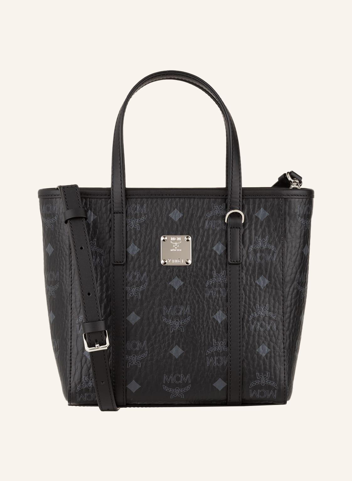 Image of Mcm Handtasche Toni Visetos schwarz