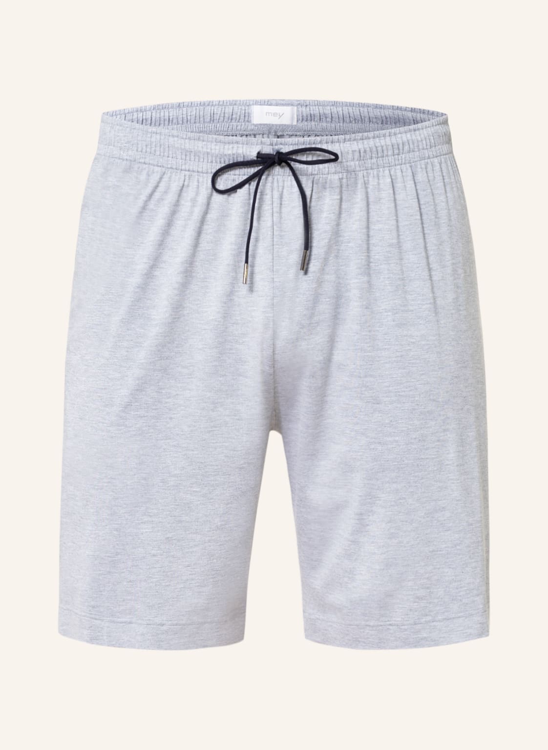 Image of Mey Schlafshorts Serie Jefferson grau