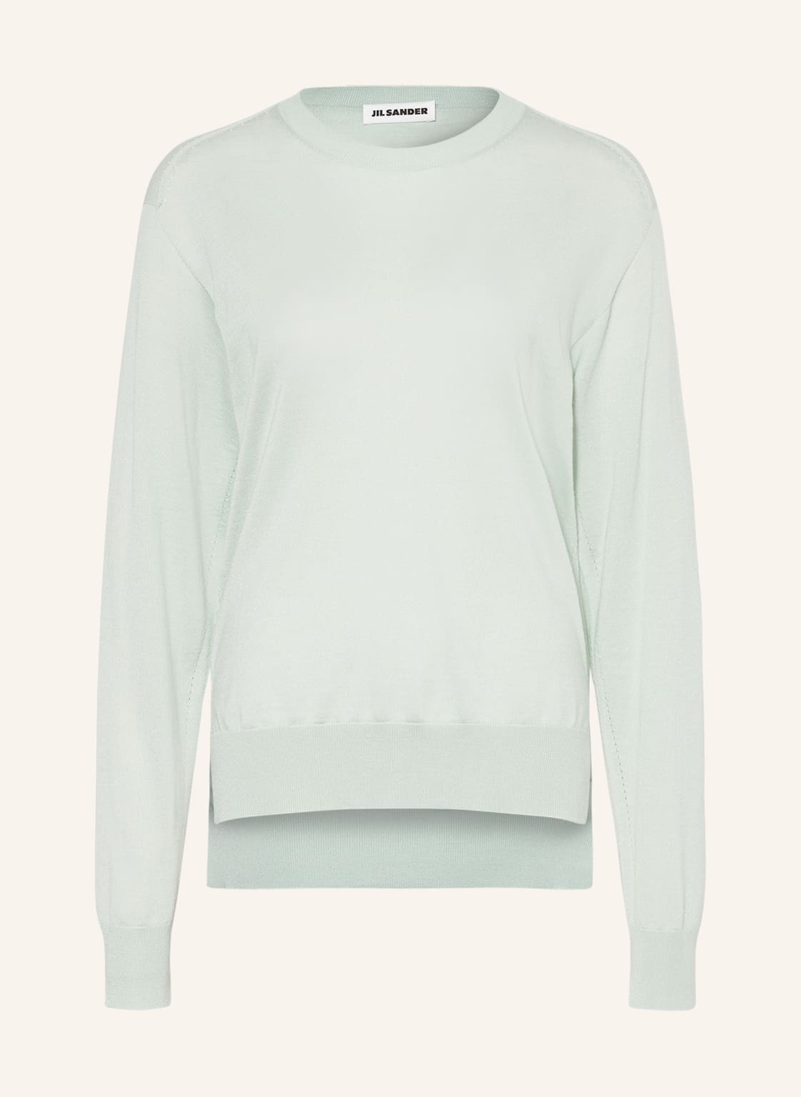 Image of Jil Sander Pullover Mit Cashmere Und Seide blau