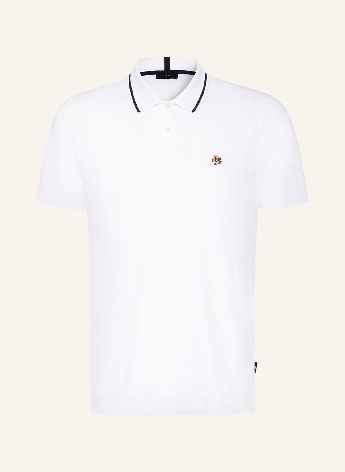 Image of Ted Baker Piqué-Poloshirt Camdn weiss
