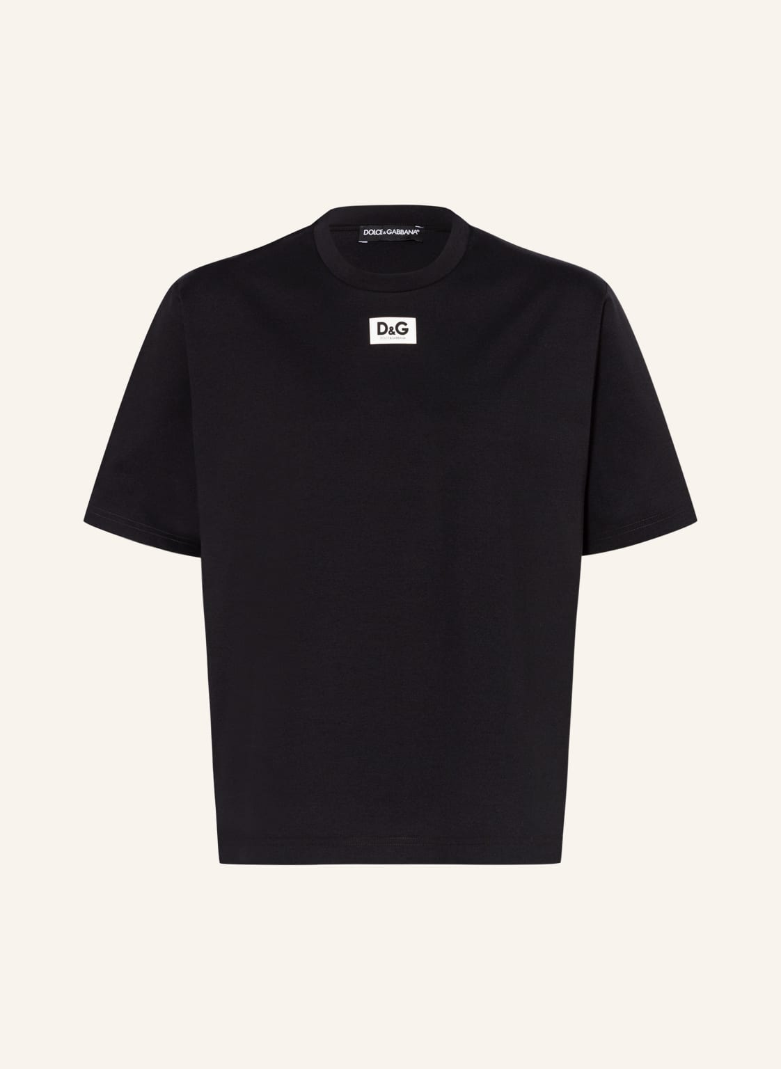Image of Dolce & Gabbana Oversized-Shirt schwarz