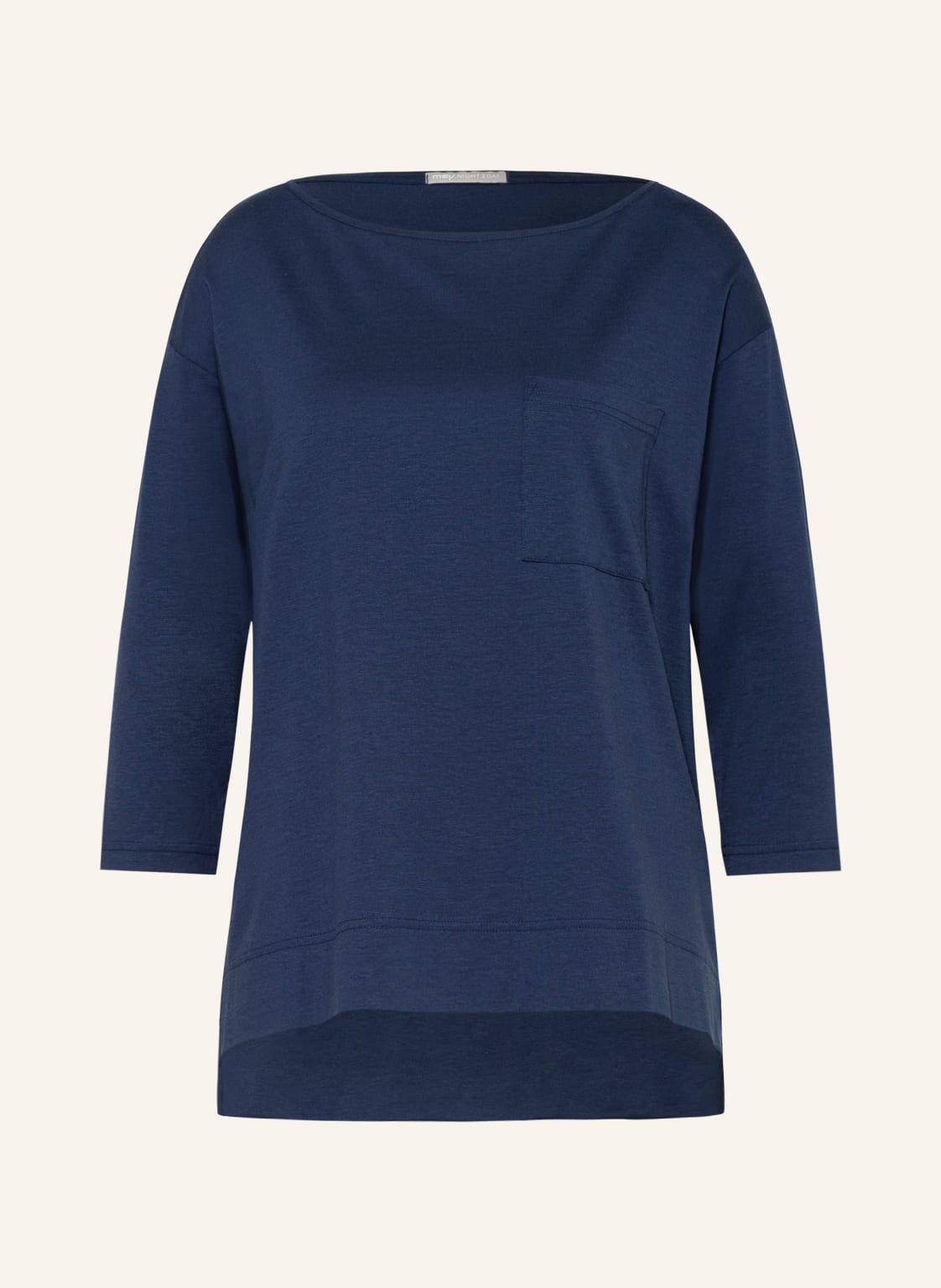 Image of Mey Schlafshirt Serie Liah Mit 3/4-Arm blau