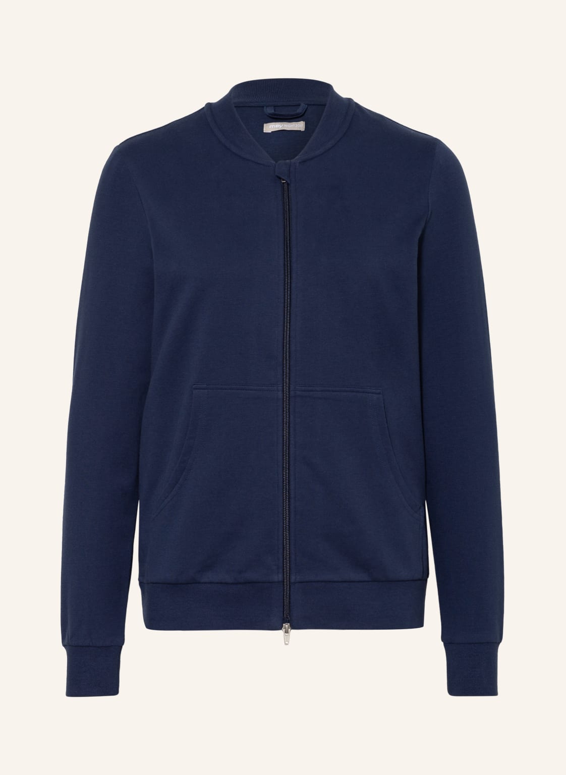 Image of Mey Lounge-Sweatjacke Serie night2day blau