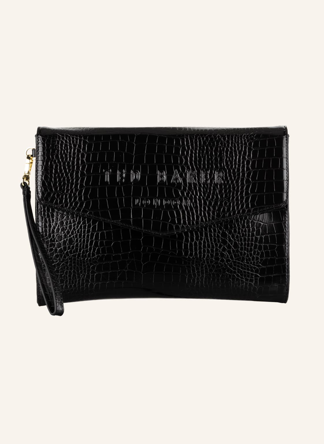 Image of Ted Baker Clutch Crocey schwarz