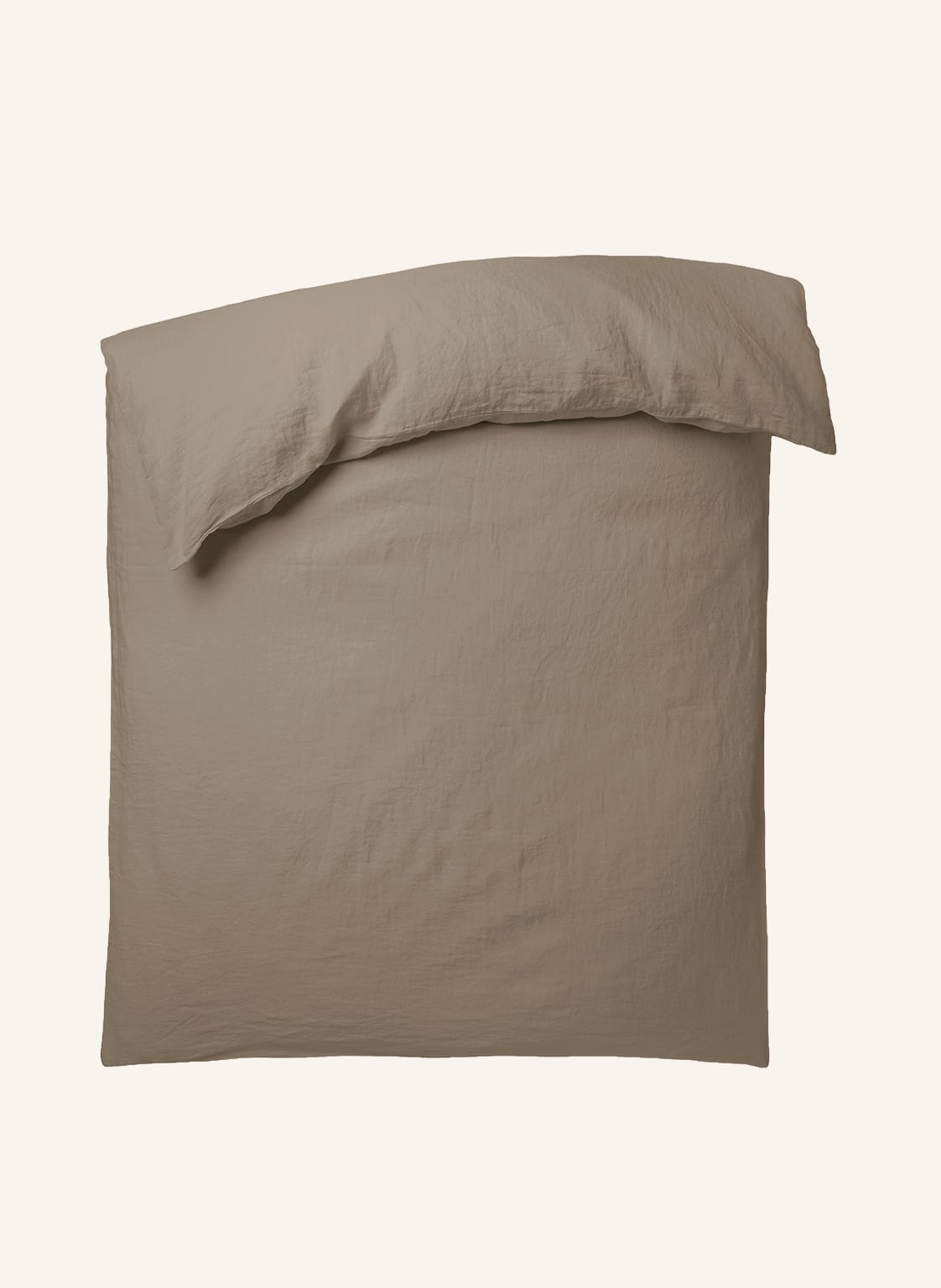 Image of Zoeppritz Bettbezug Stay Aus Leinen beige