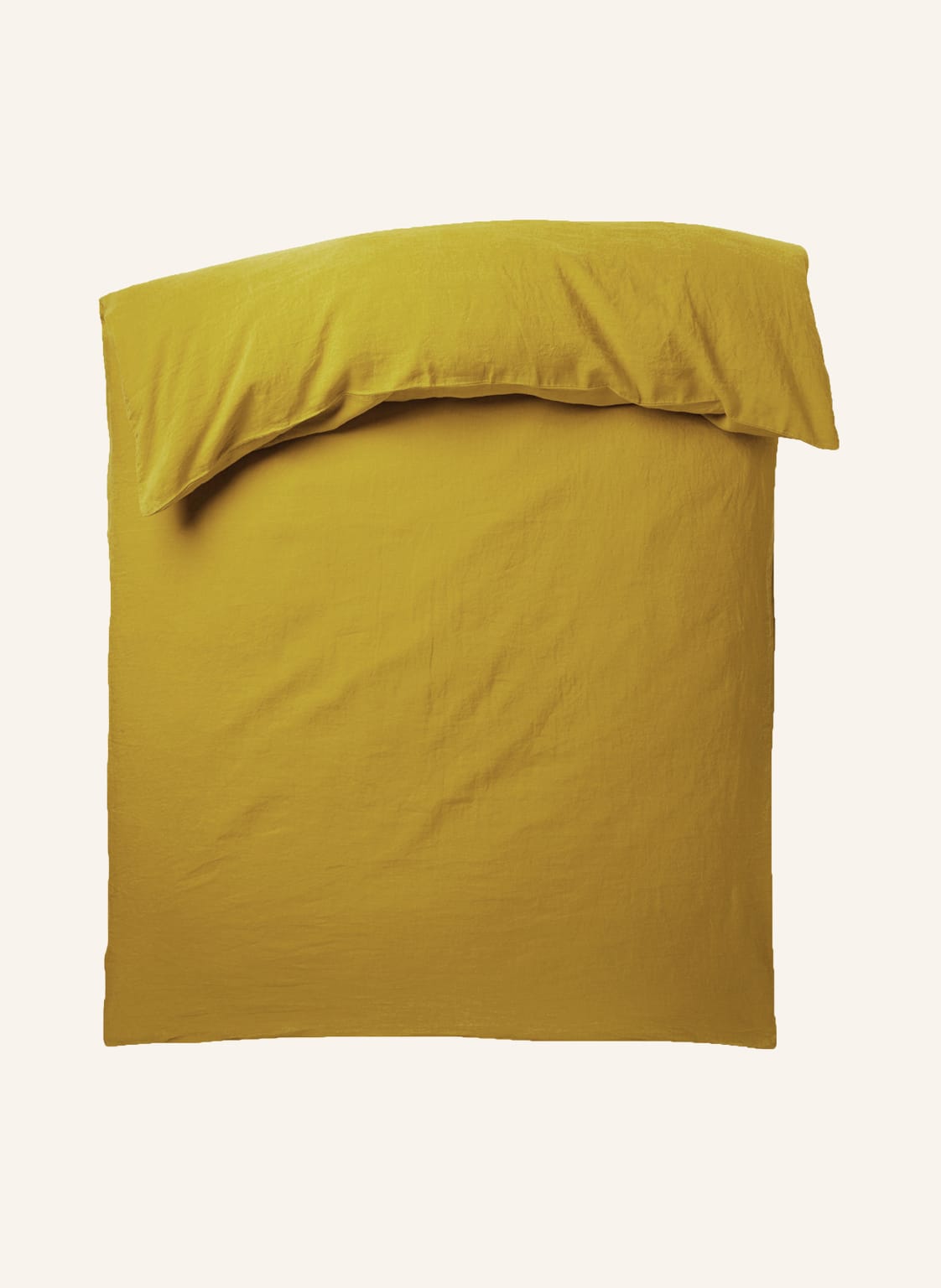 Image of Zoeppritz Bettbezug Stay Aus Leinen gelb