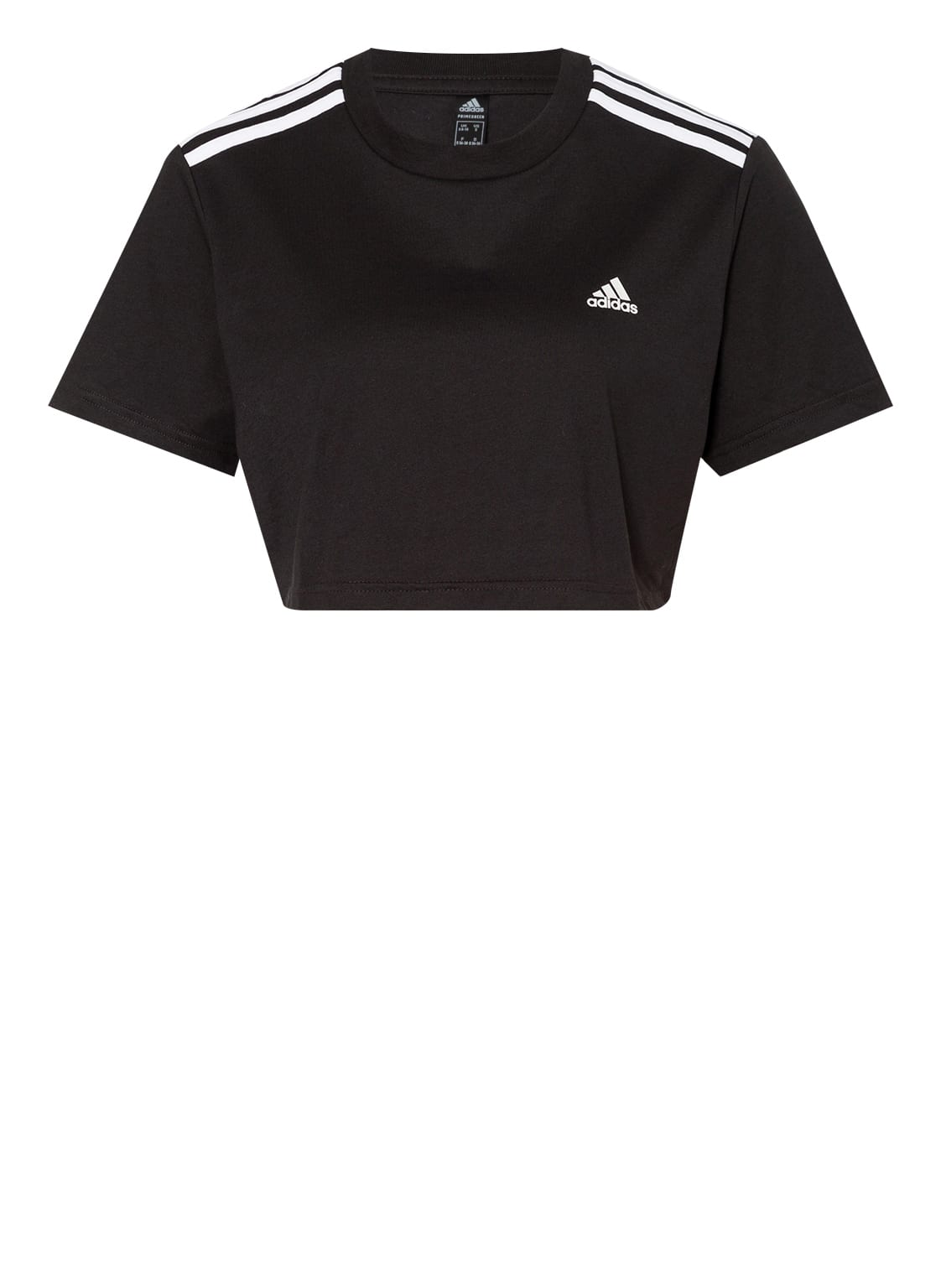 Adidas Cropped-Shirt Hyperglam schwarz
