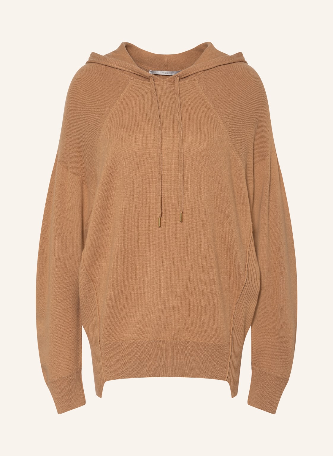 Image of Stella Mccartney Strick-Hoodie braun