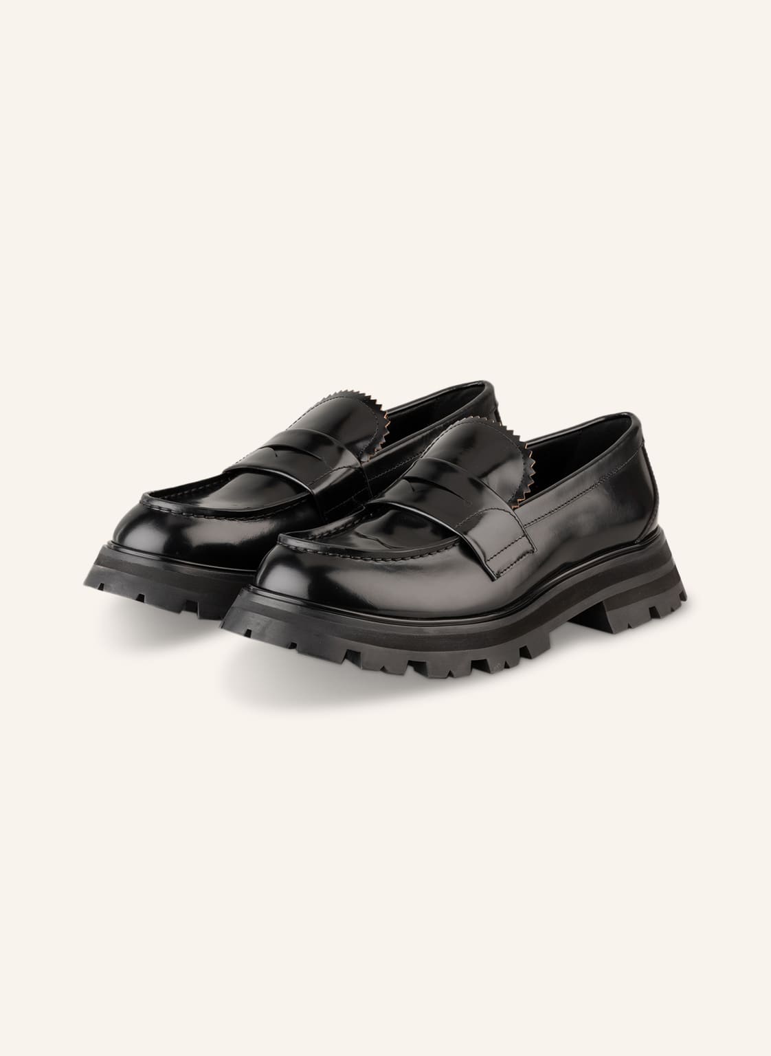 Image of Alexander Mcqueen Loafer Wander schwarz