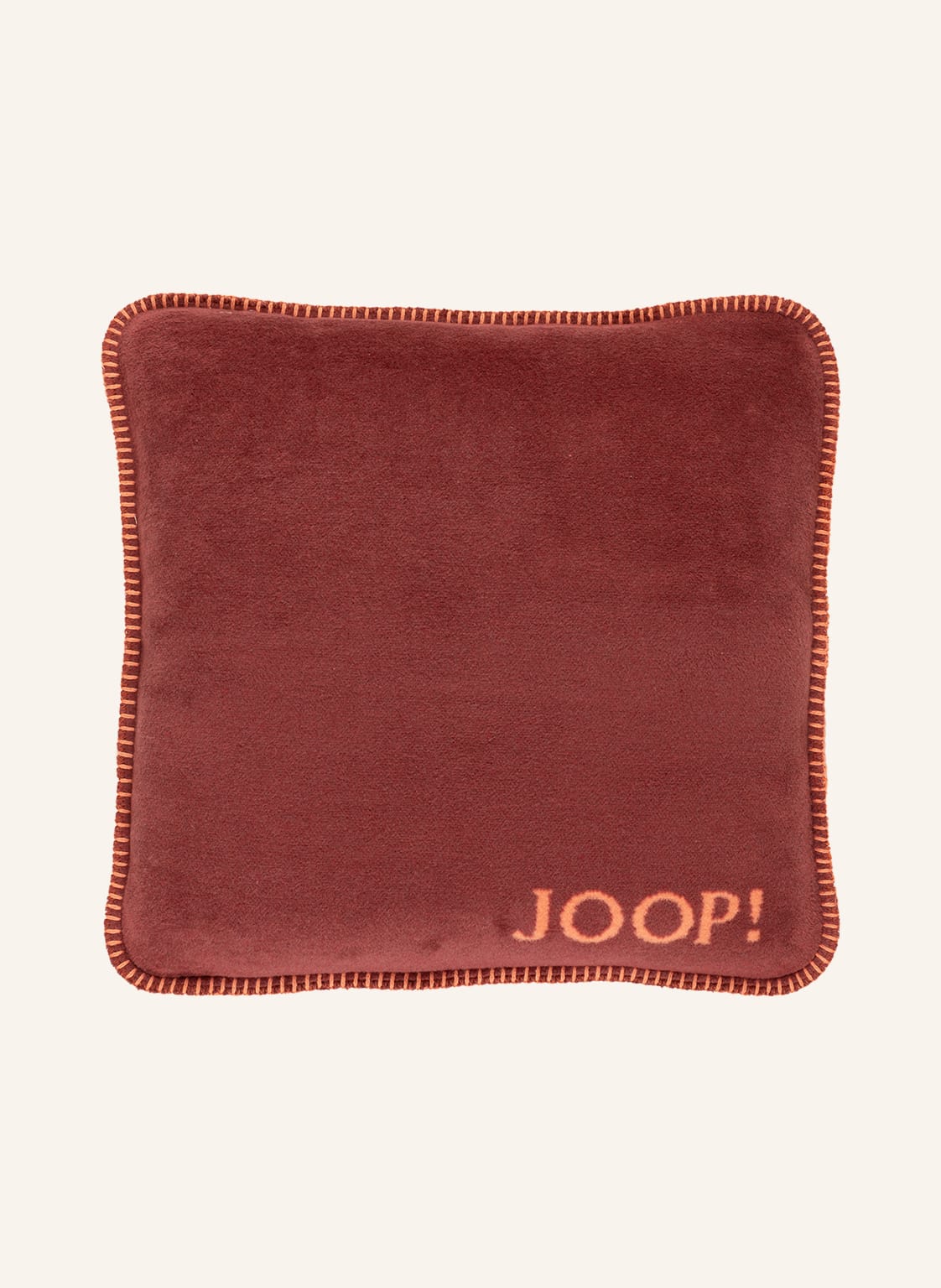 Image of Joop! Dekokissenhülle Uni Doubleface rot