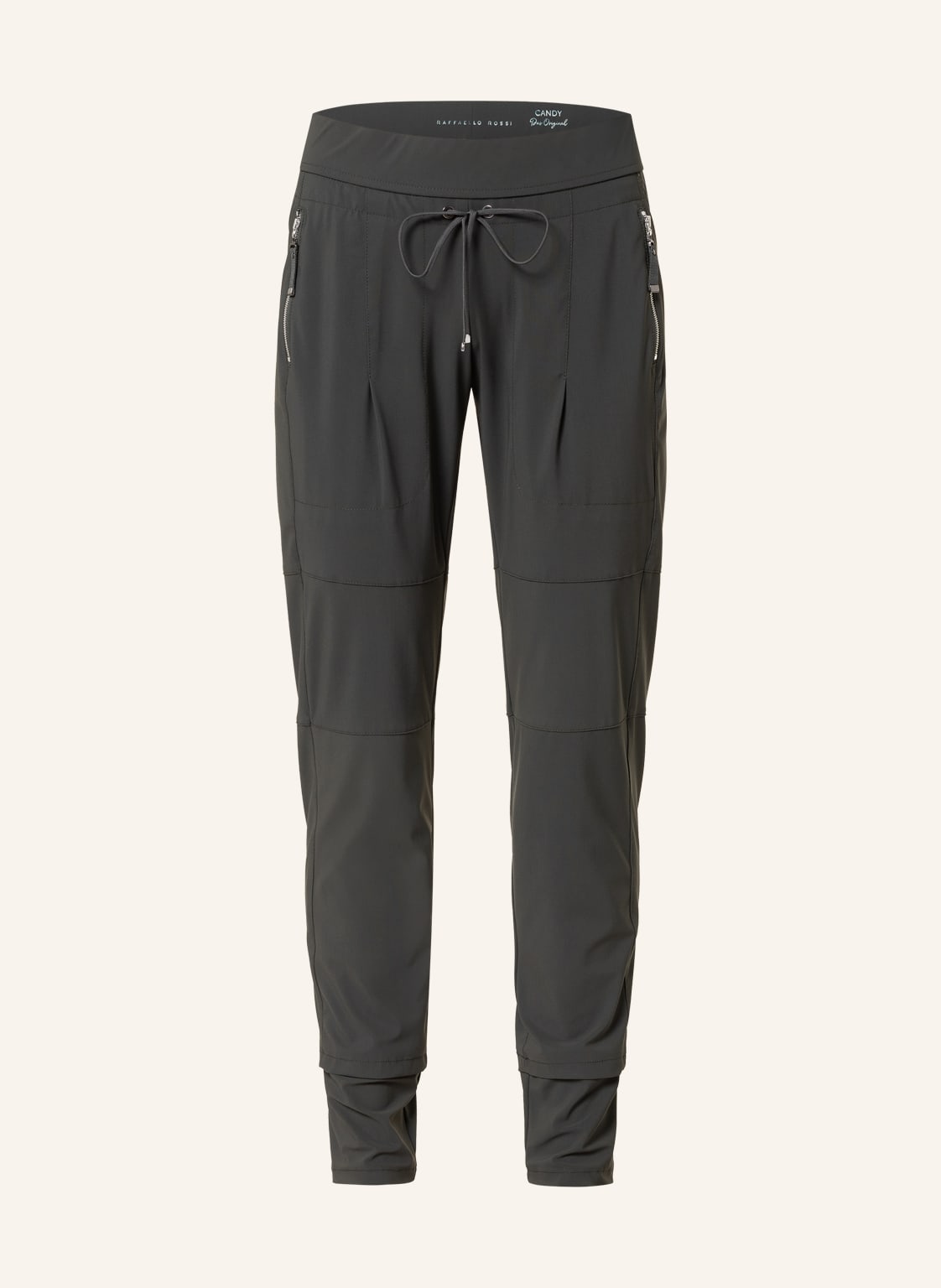 Image of Raffaello Rossi Hose Candy Long Im Jogging-Stil braun