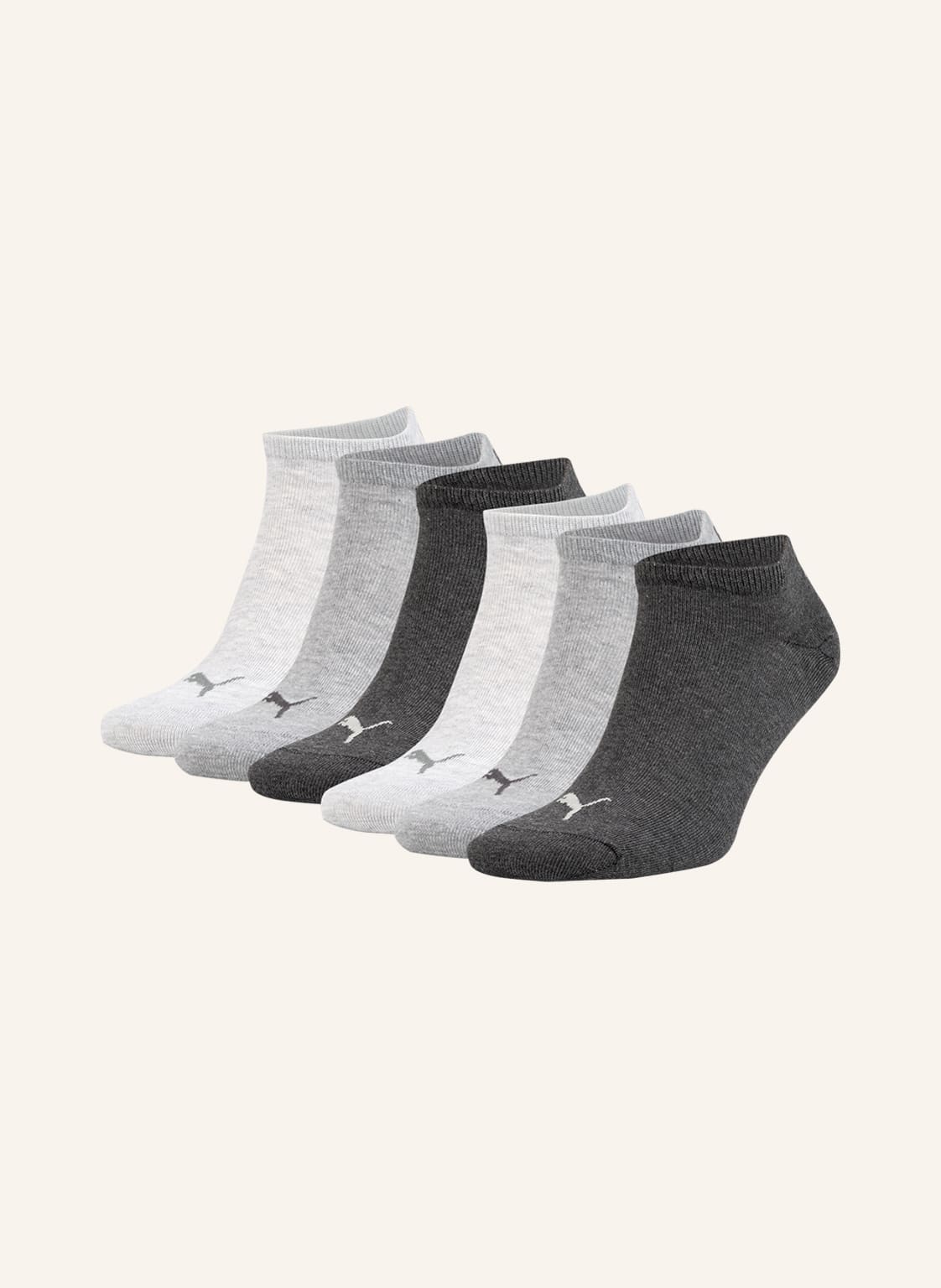 Image of Puma 6er-Pack Sneakersocken Everday grau