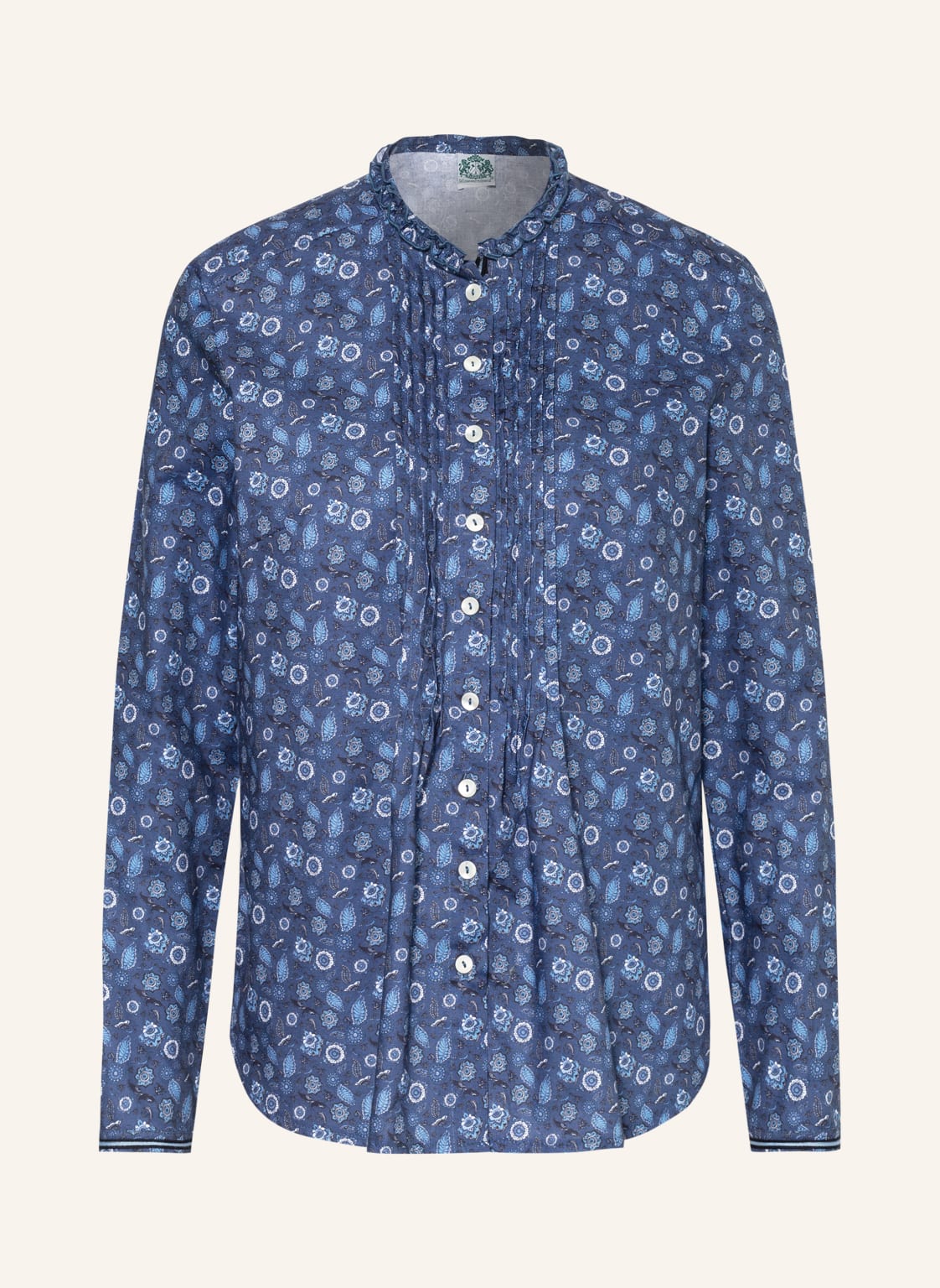 Image of Hammerschmid Trachtenbluse Gisela blau