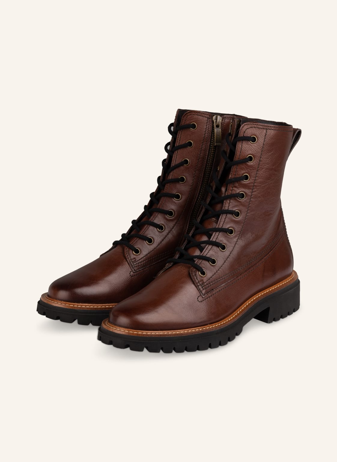 Image of Paul Green Schnürstiefeletten braun